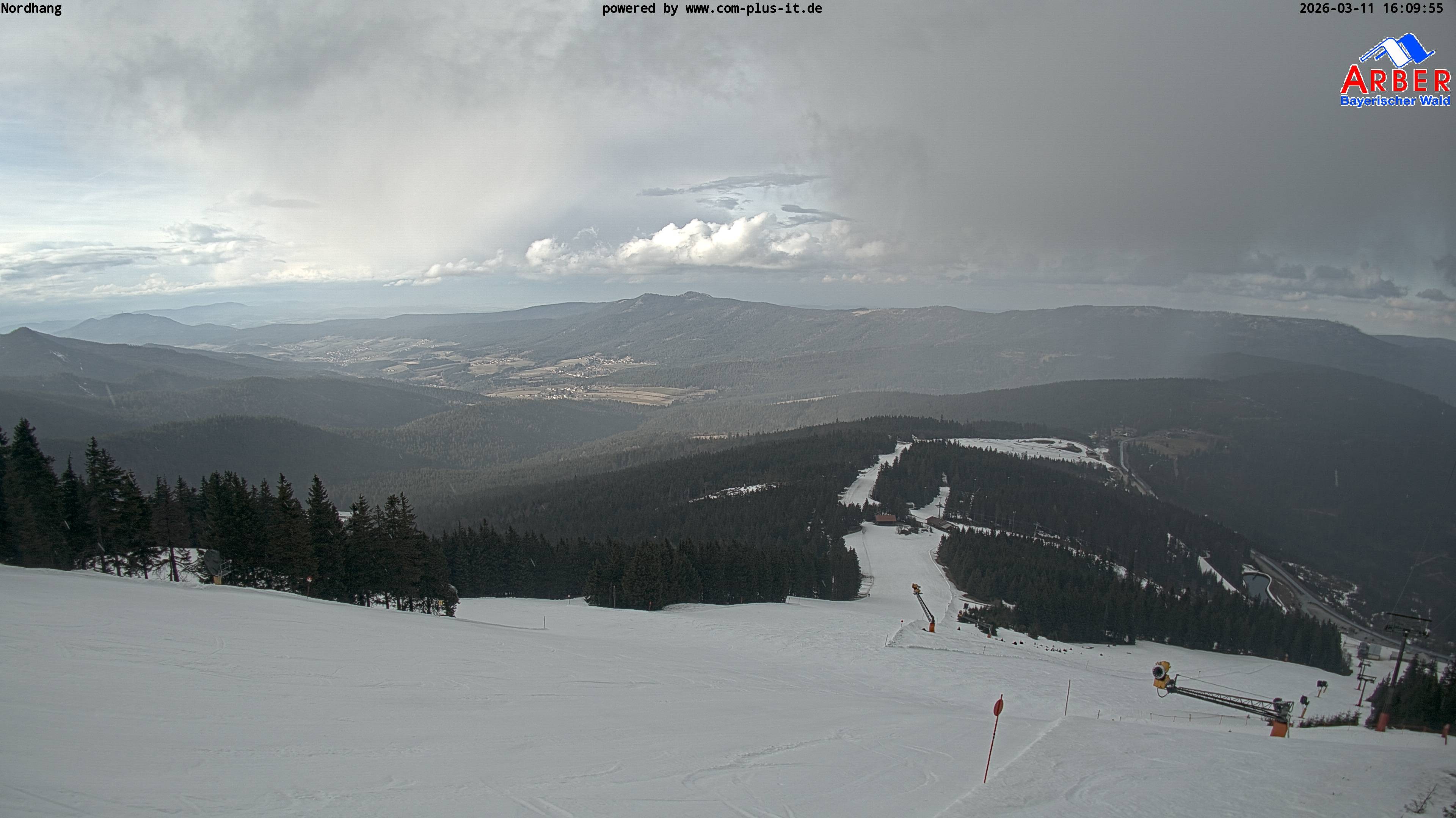 Archiv Foto Webcam Großer Arber Blick nach Nordwesten