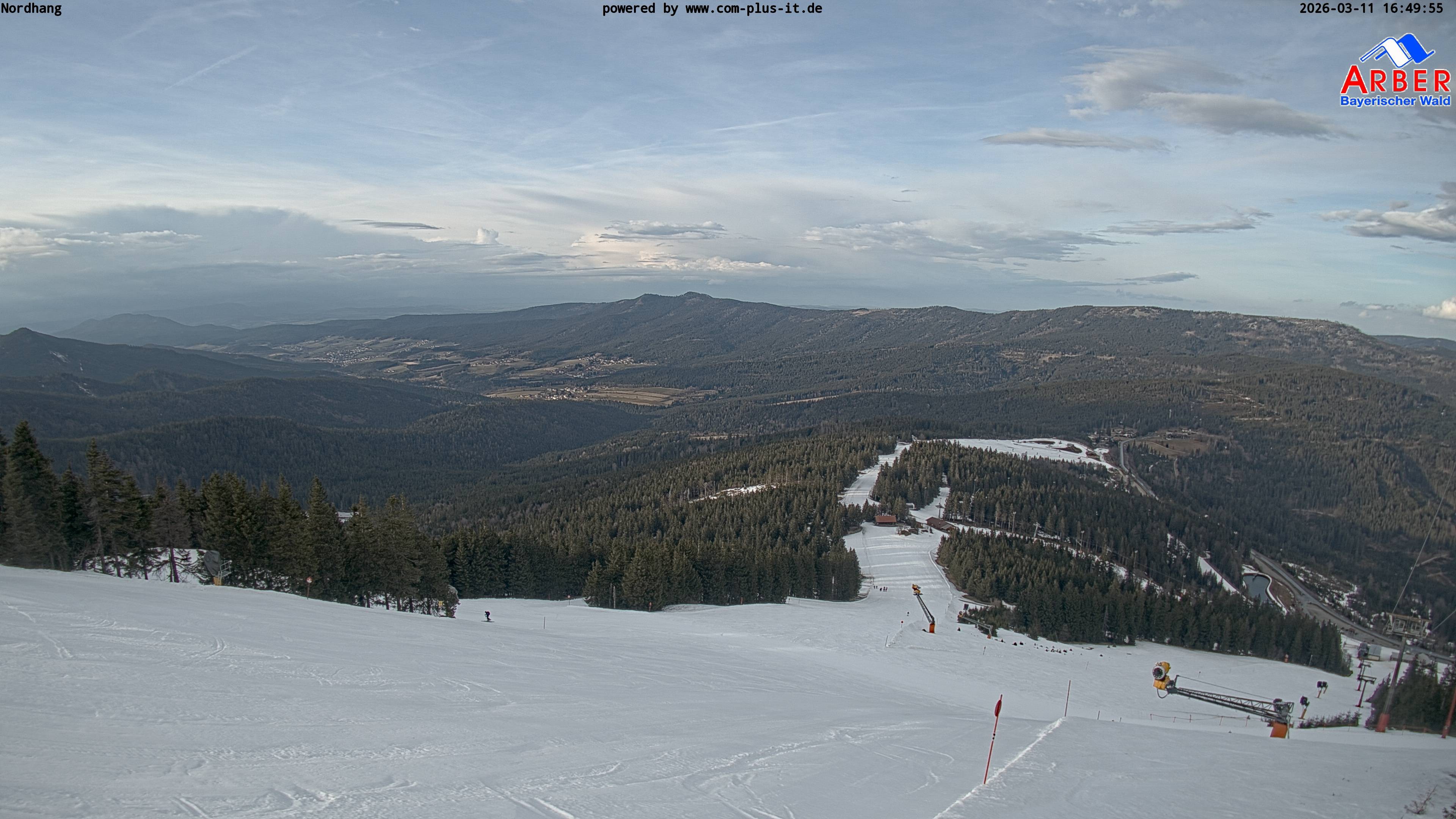 Archiv Foto Webcam Großer Arber Blick nach Nordwesten