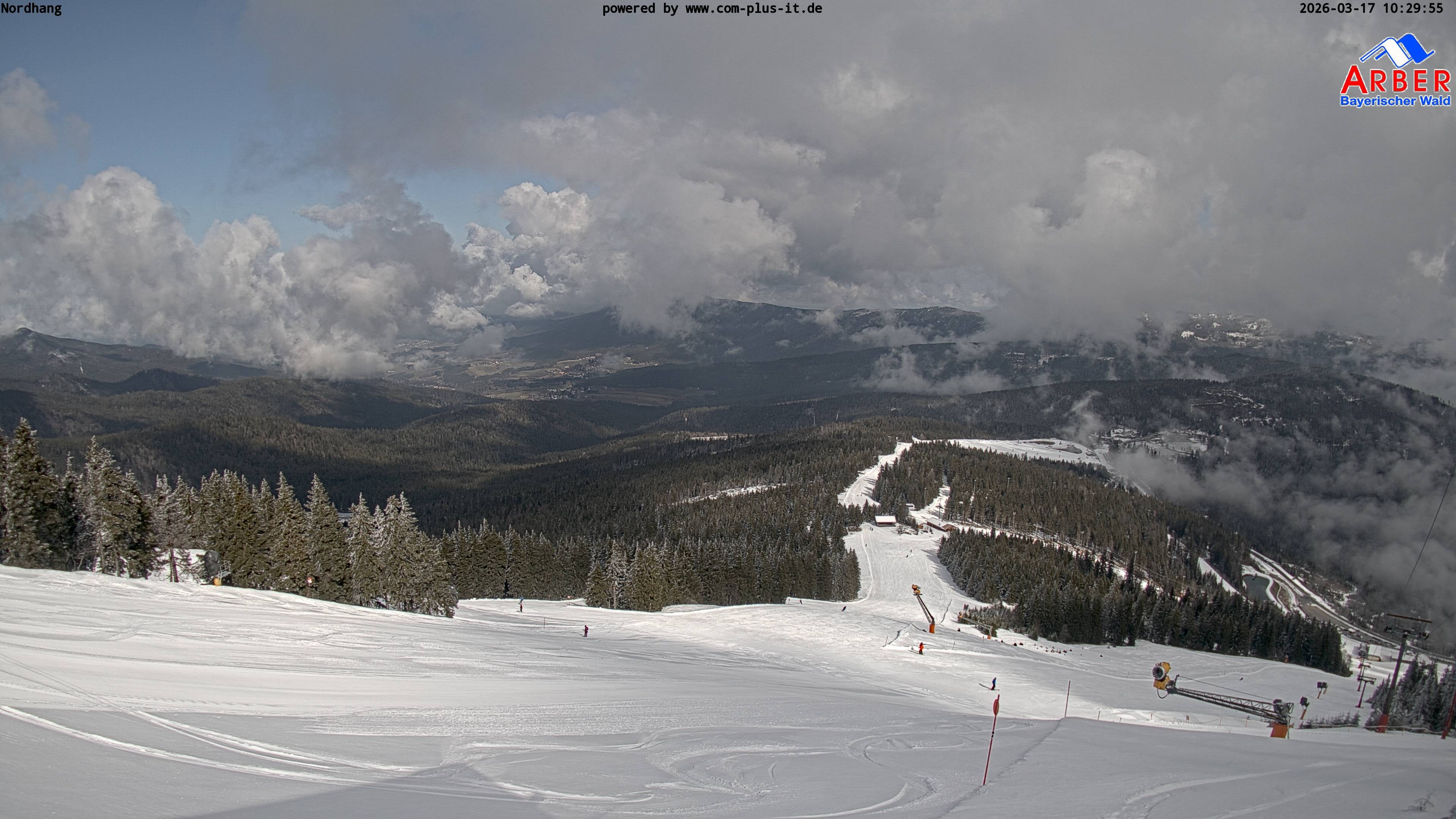 Archiv Foto Webcam Großer Arber Blick nach Nordwesten