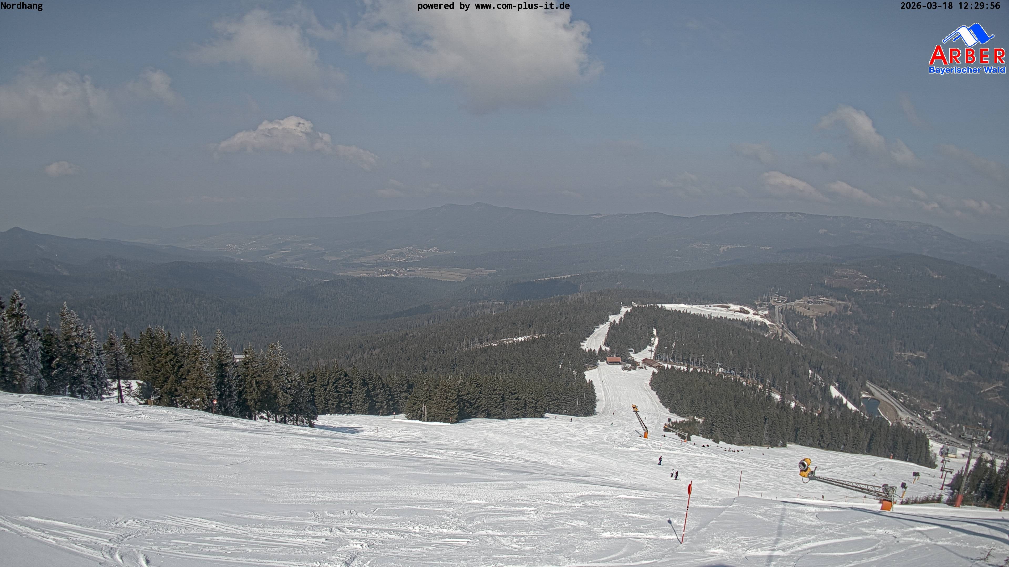 Archiv Foto Webcam Großer Arber Blick nach Nordwesten