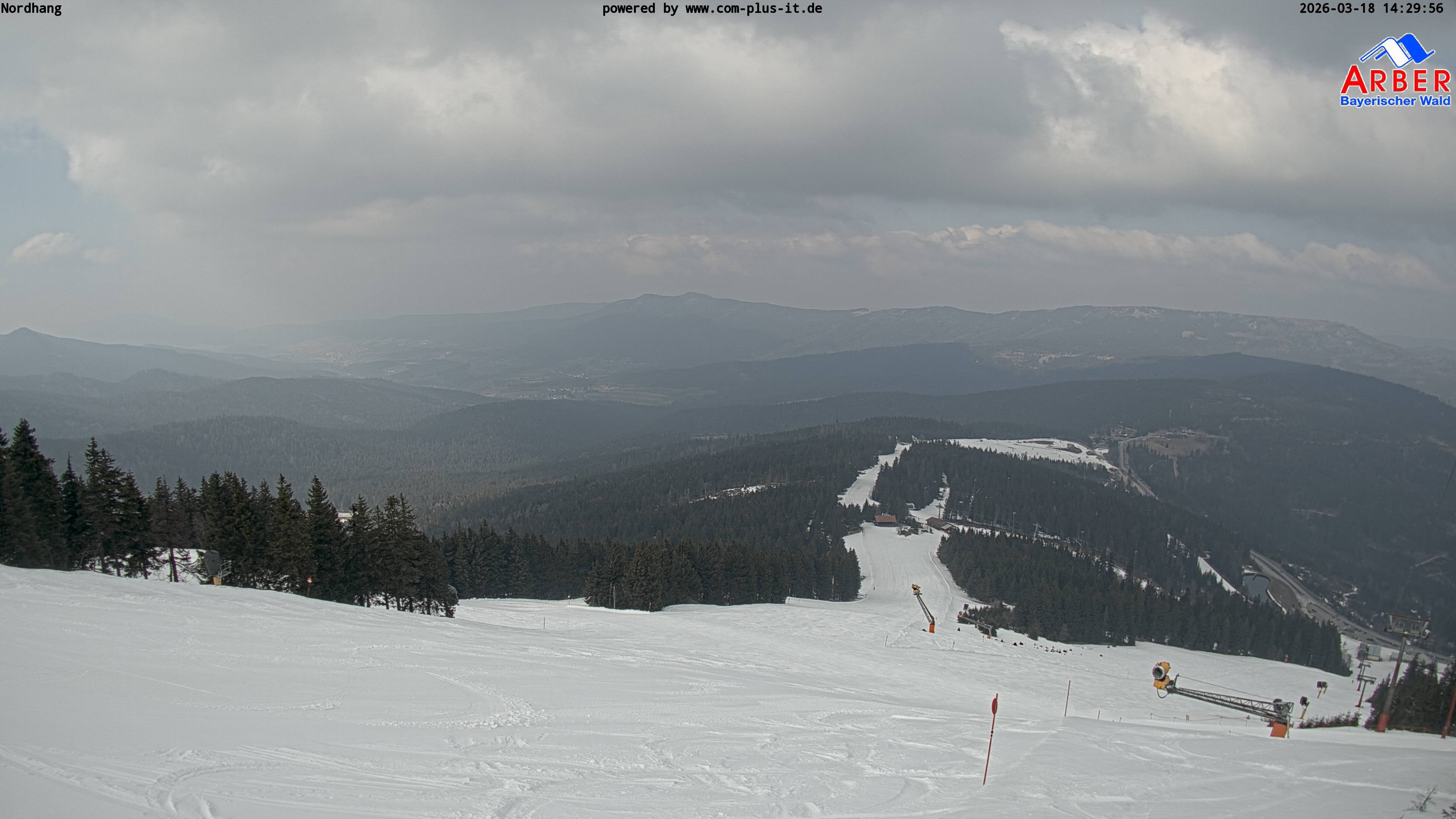 Archiv Foto Webcam Großer Arber Blick nach Nordwesten