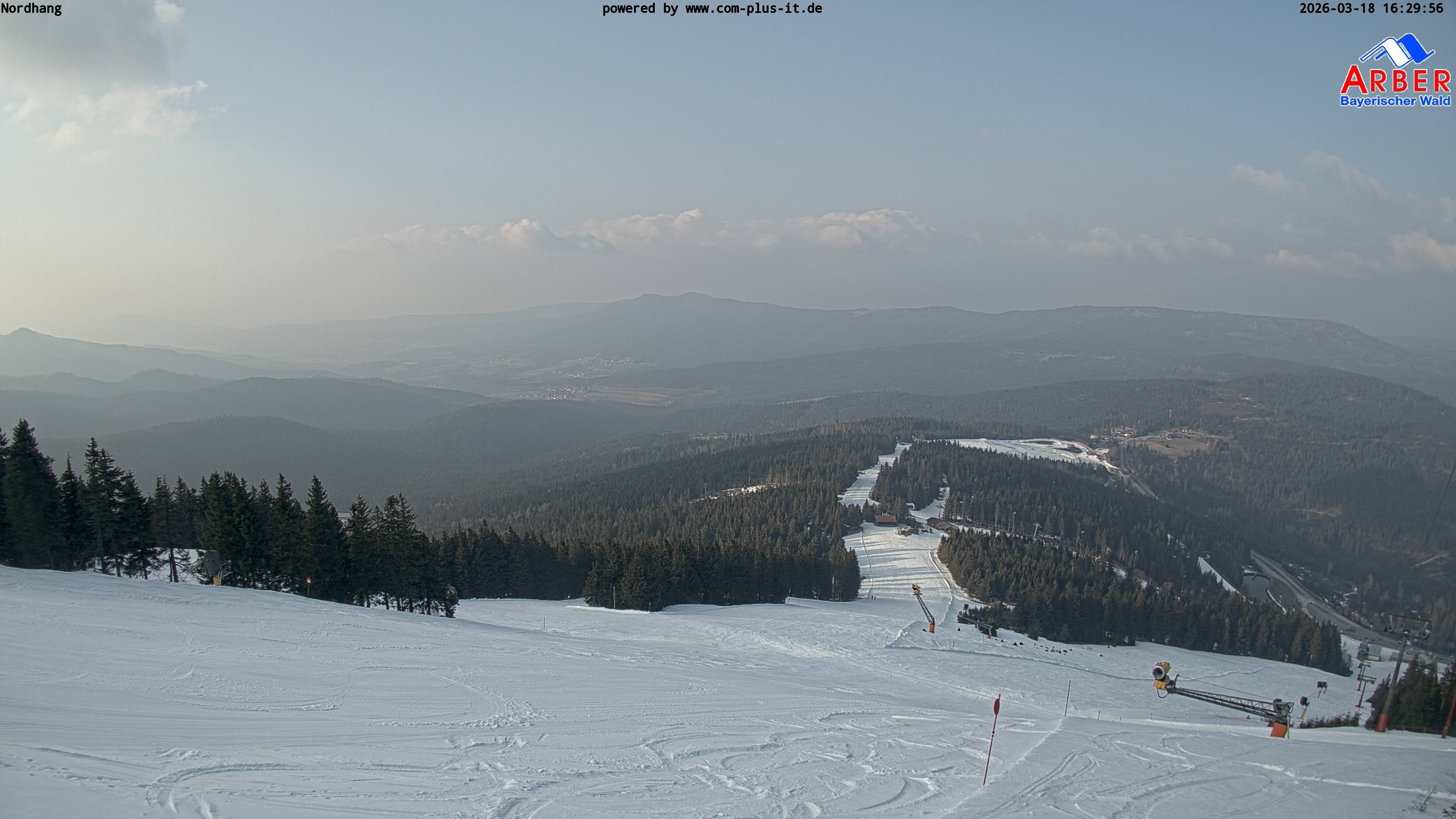 Archiv Foto Webcam Großer Arber Blick nach Nordwesten
