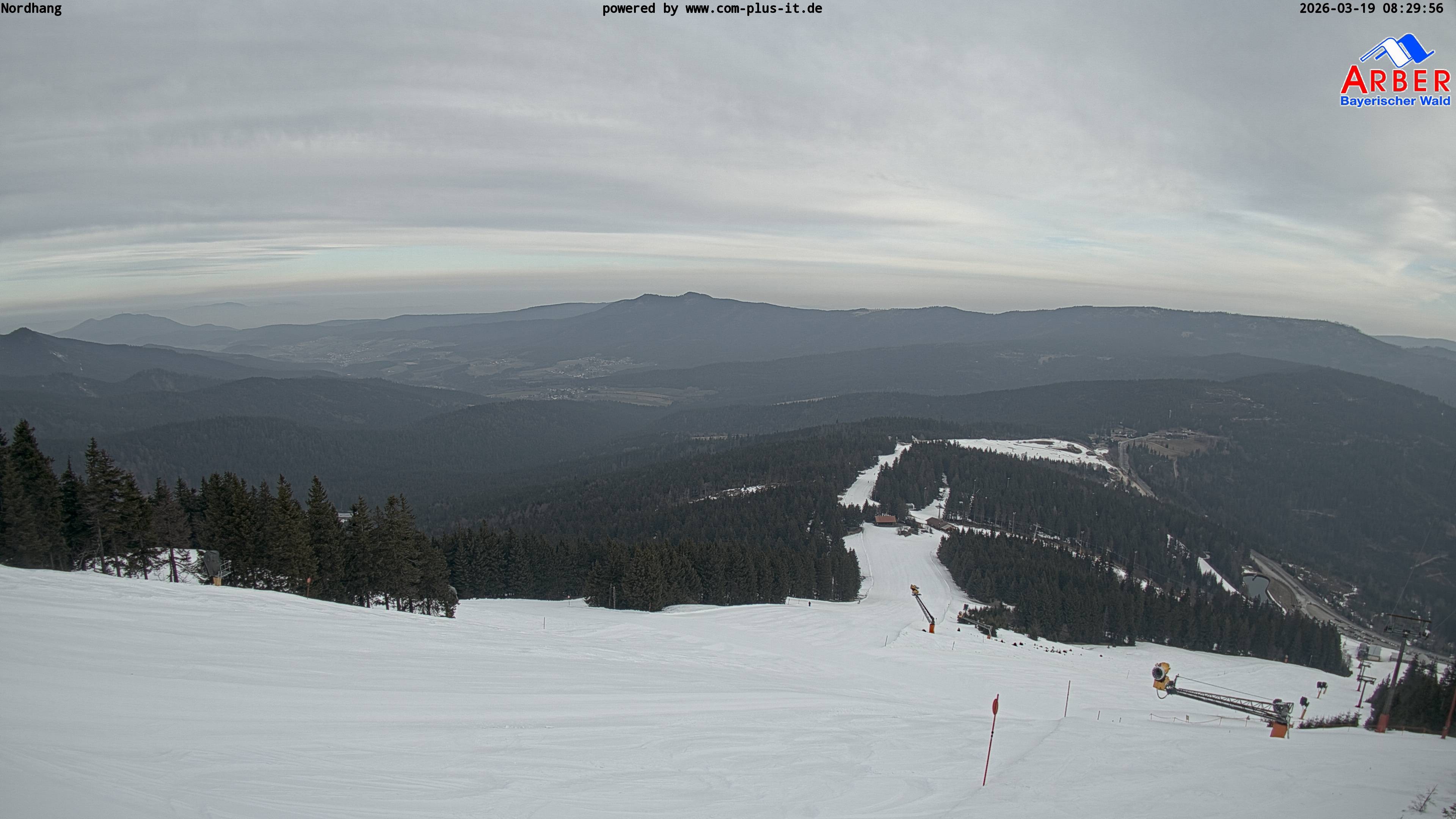 Archiv Foto Webcam Großer Arber Blick nach Nordwesten