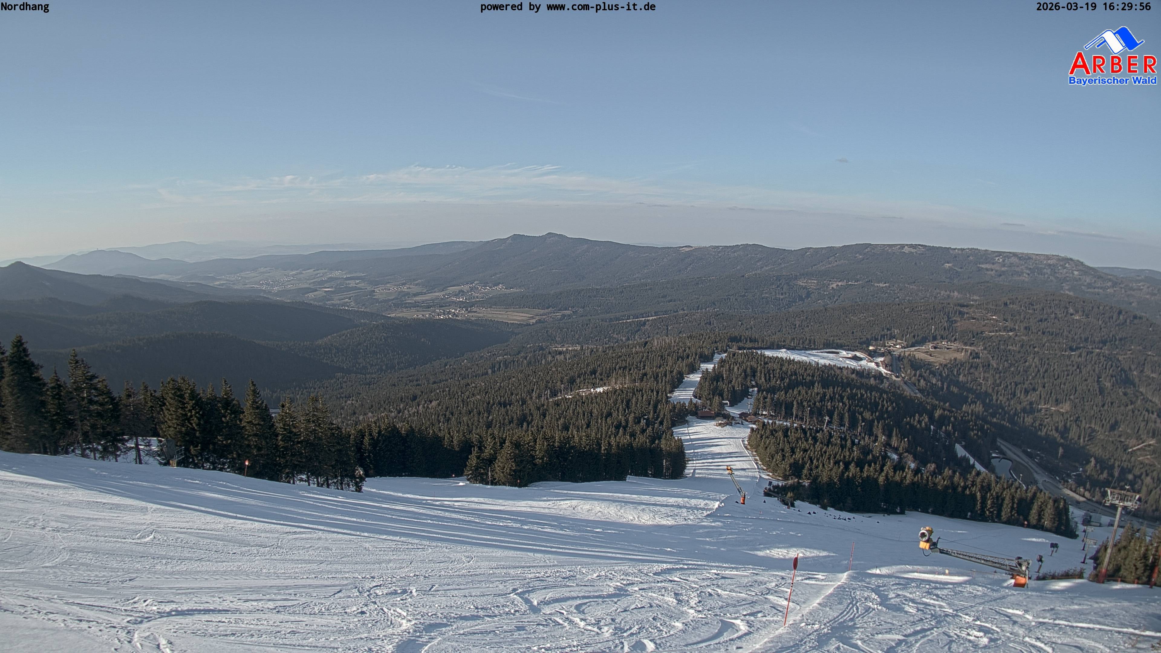Archiv Foto Webcam Großer Arber Blick nach Nordwesten