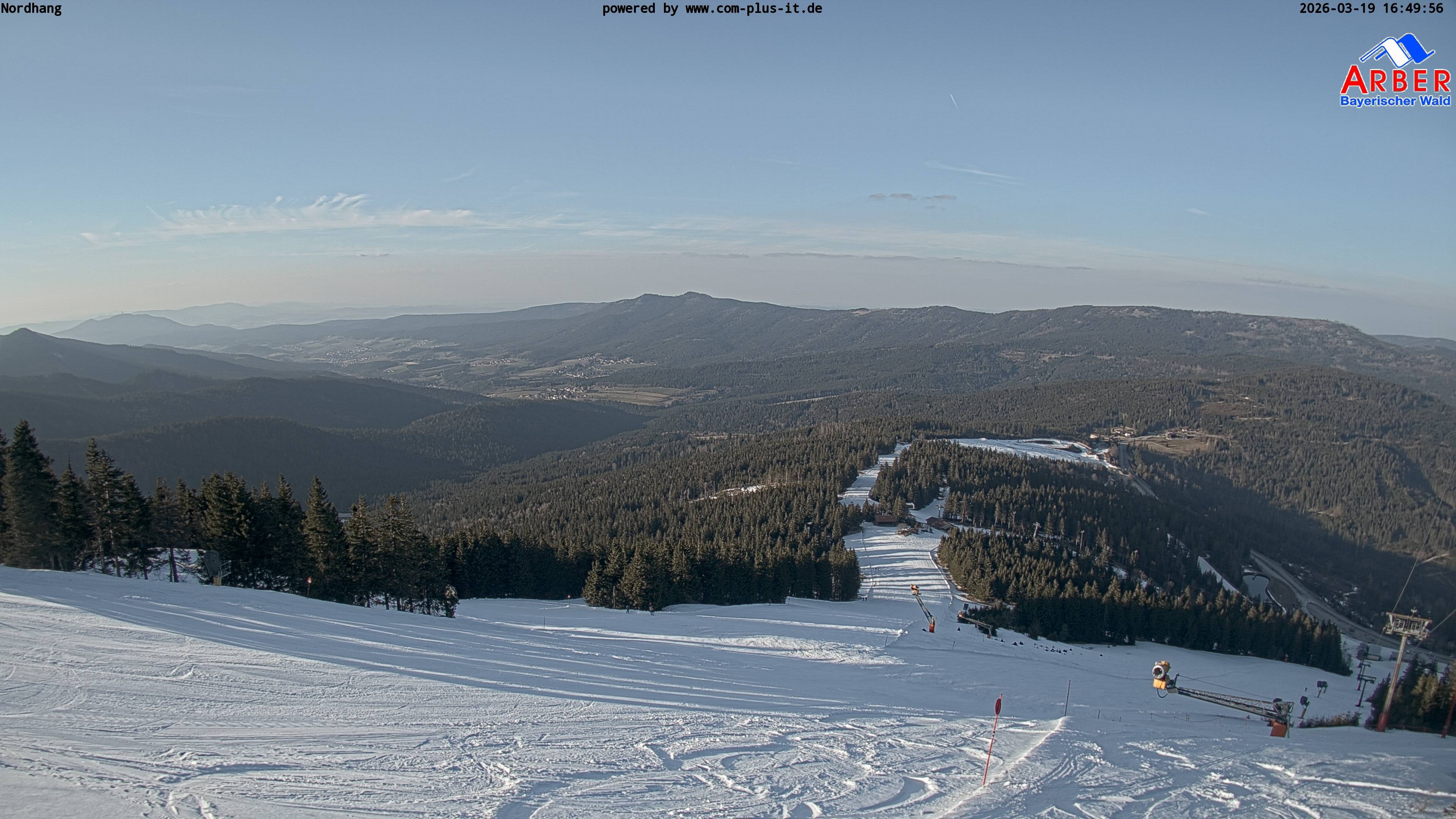 Archiv Foto Webcam Großer Arber Blick nach Nordwesten