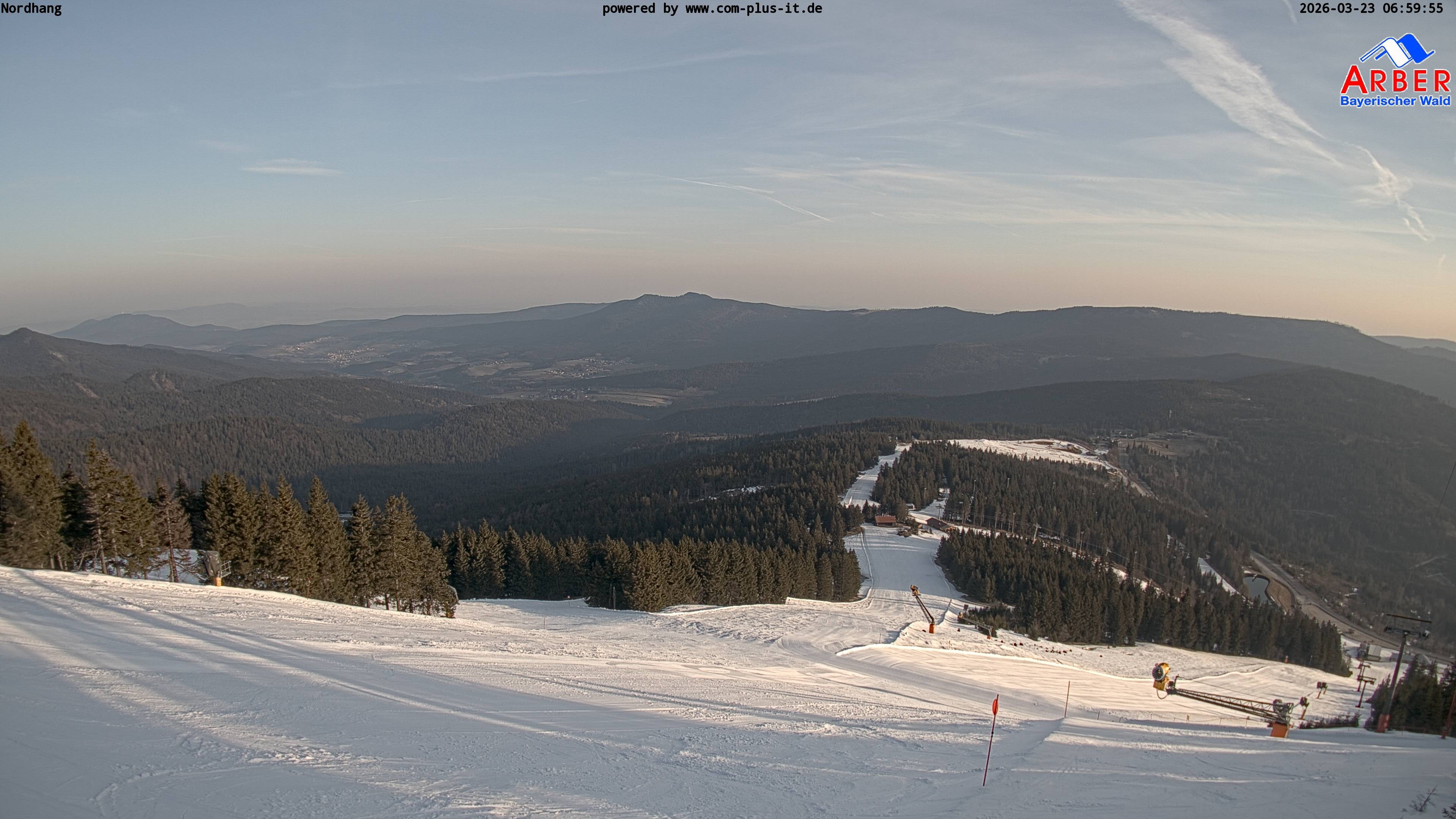 Archiv Foto Webcam Großer Arber Blick nach Nordwesten