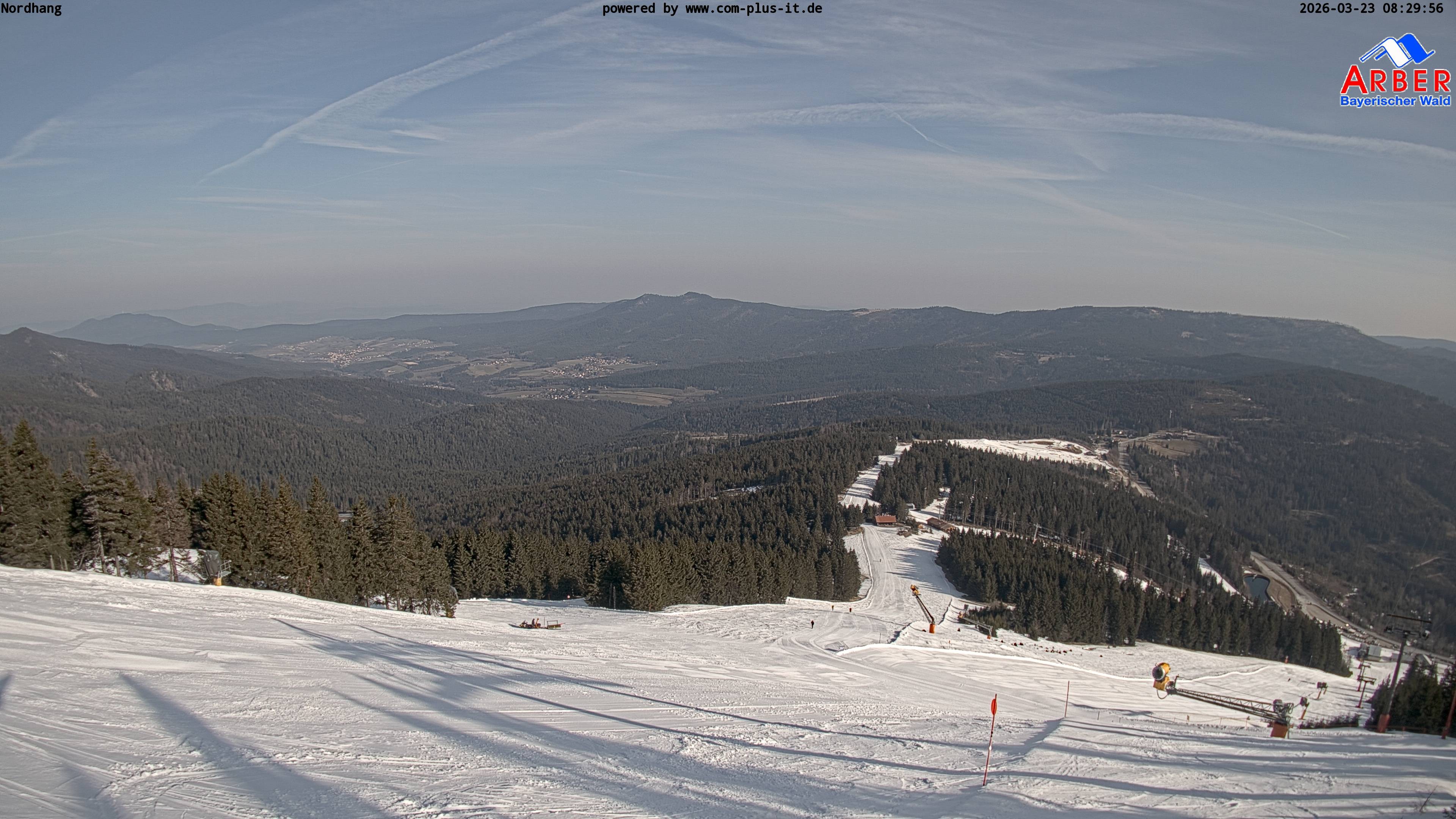 Archiv Foto Webcam Großer Arber Blick nach Nordwesten