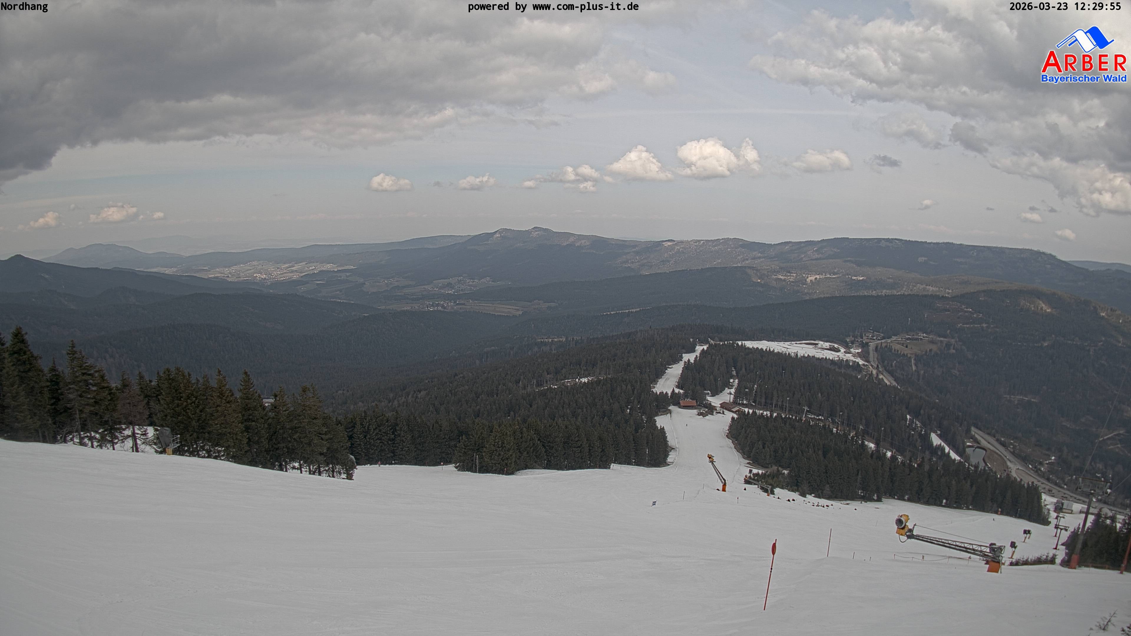 Archiv Foto Webcam Großer Arber Blick nach Nordwesten