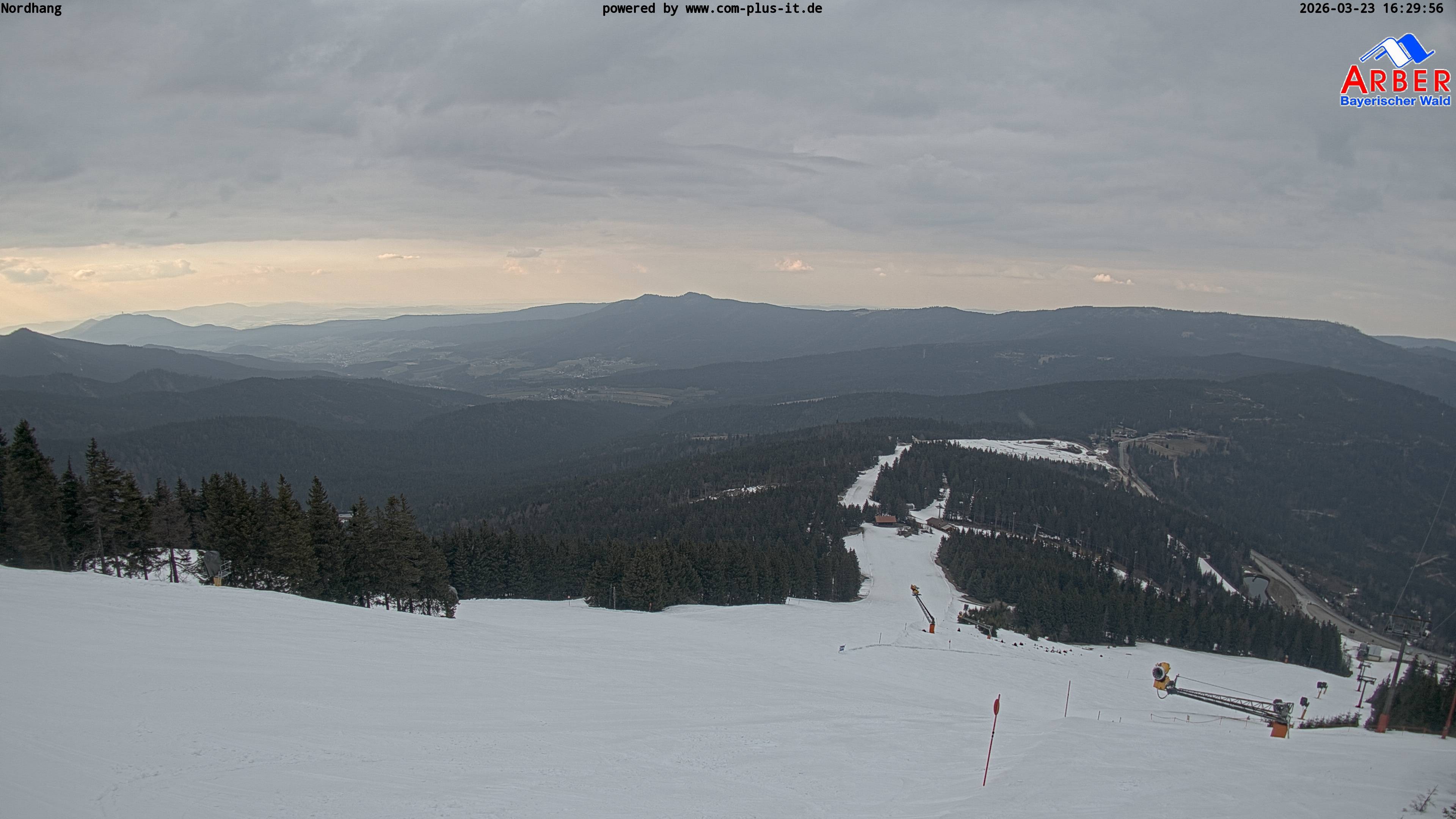 Archiv Foto Webcam Großer Arber Blick nach Nordwesten