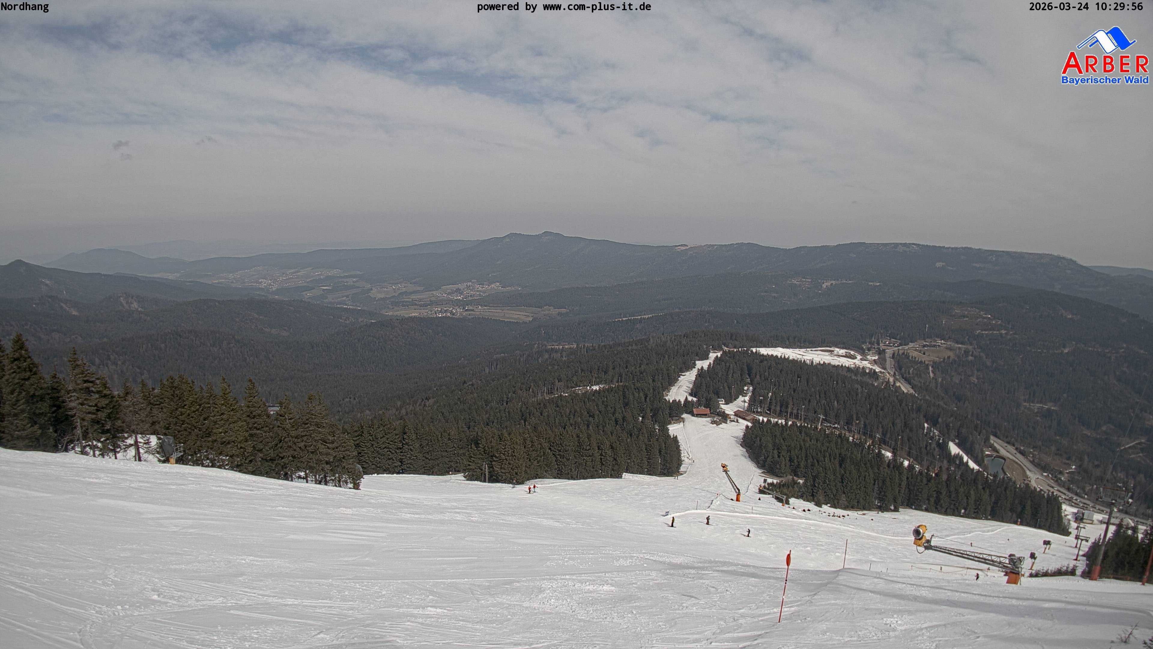 Archived image Webcam View from the Großer Arber
