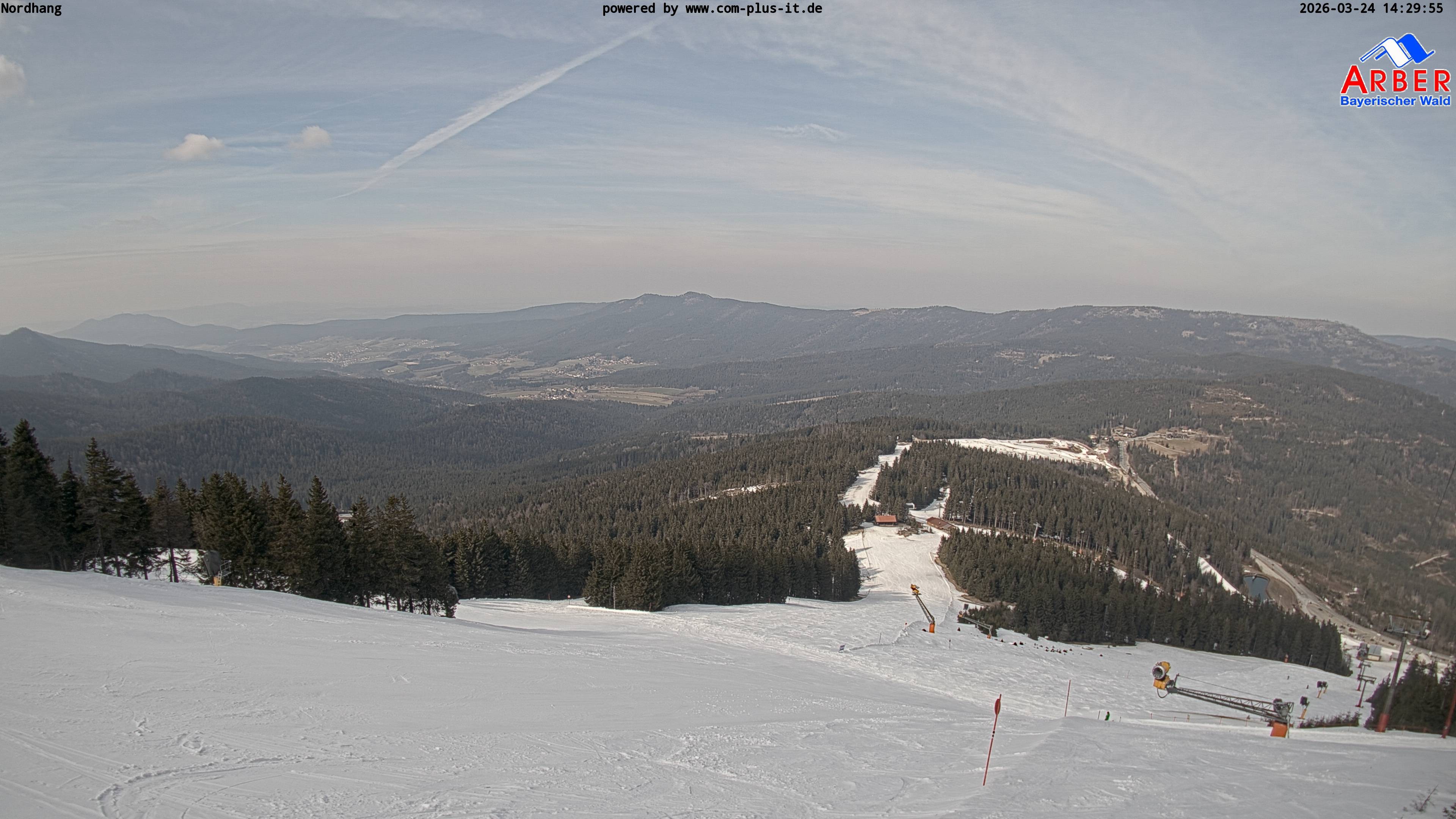 Archived image Webcam View from the Großer Arber