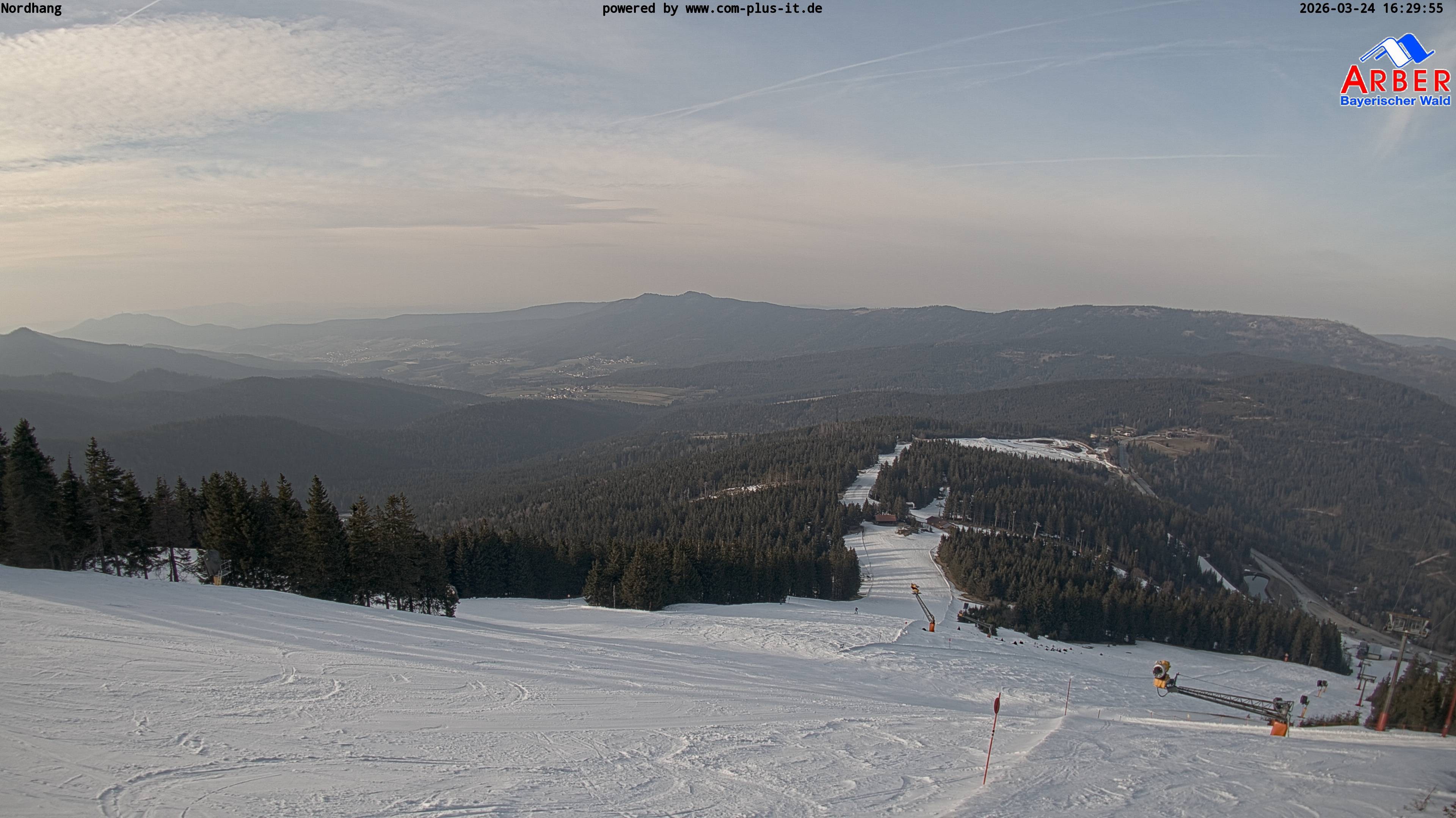 Archived image Webcam View from the Großer Arber