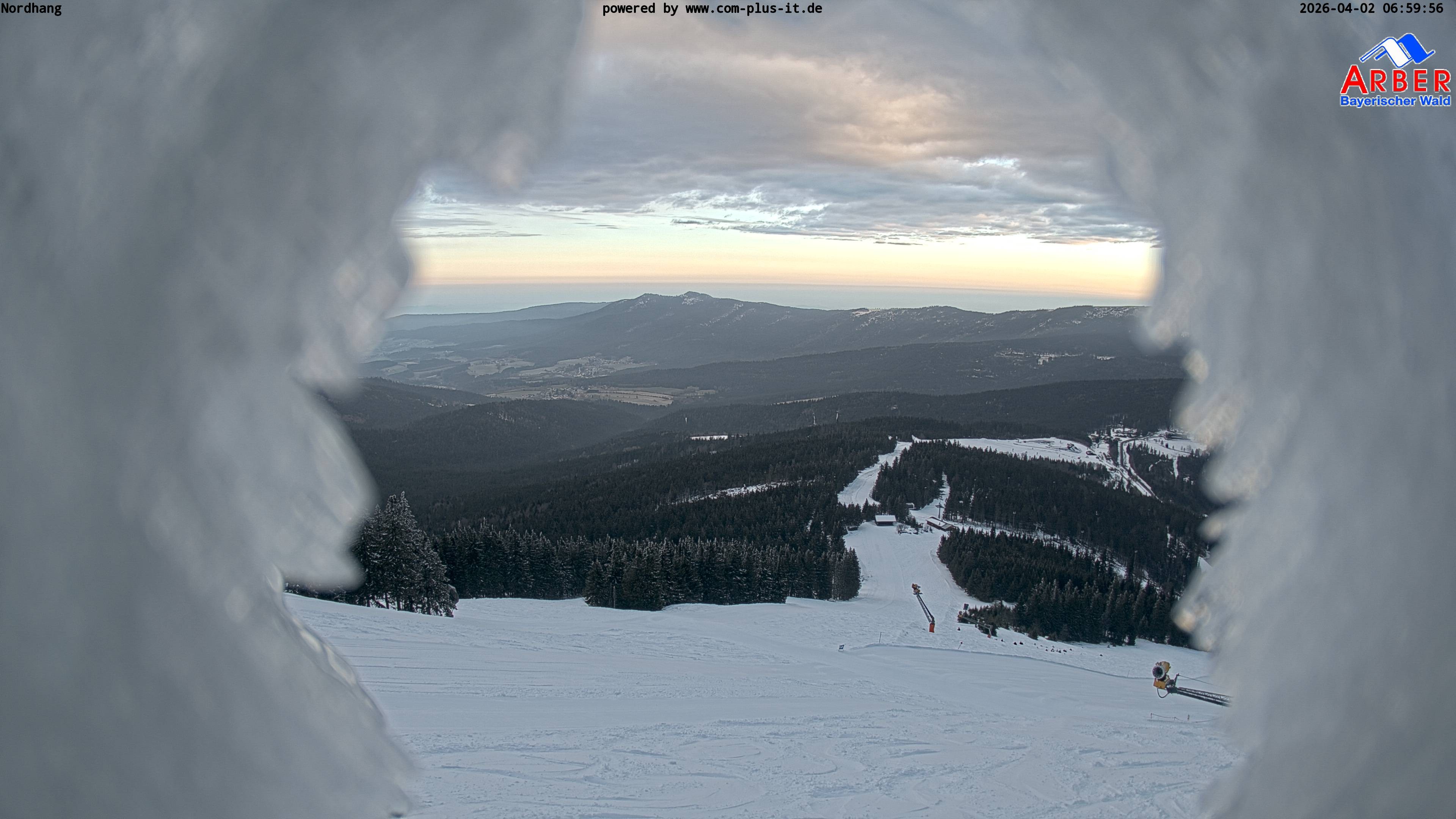 Archiv Foto Webcam Großer Arber Blick nach Nordwesten