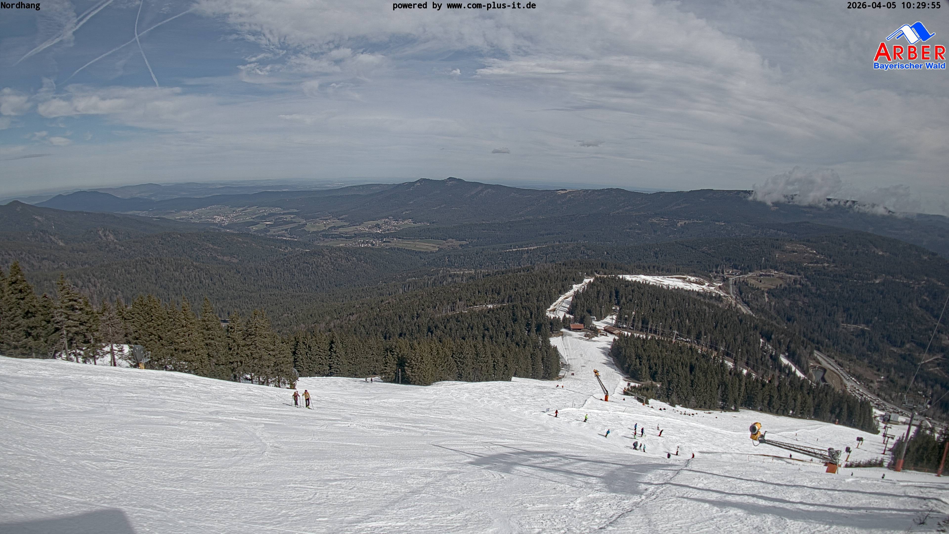 Archiv Foto Webcam Großer Arber Blick nach Nordwesten
