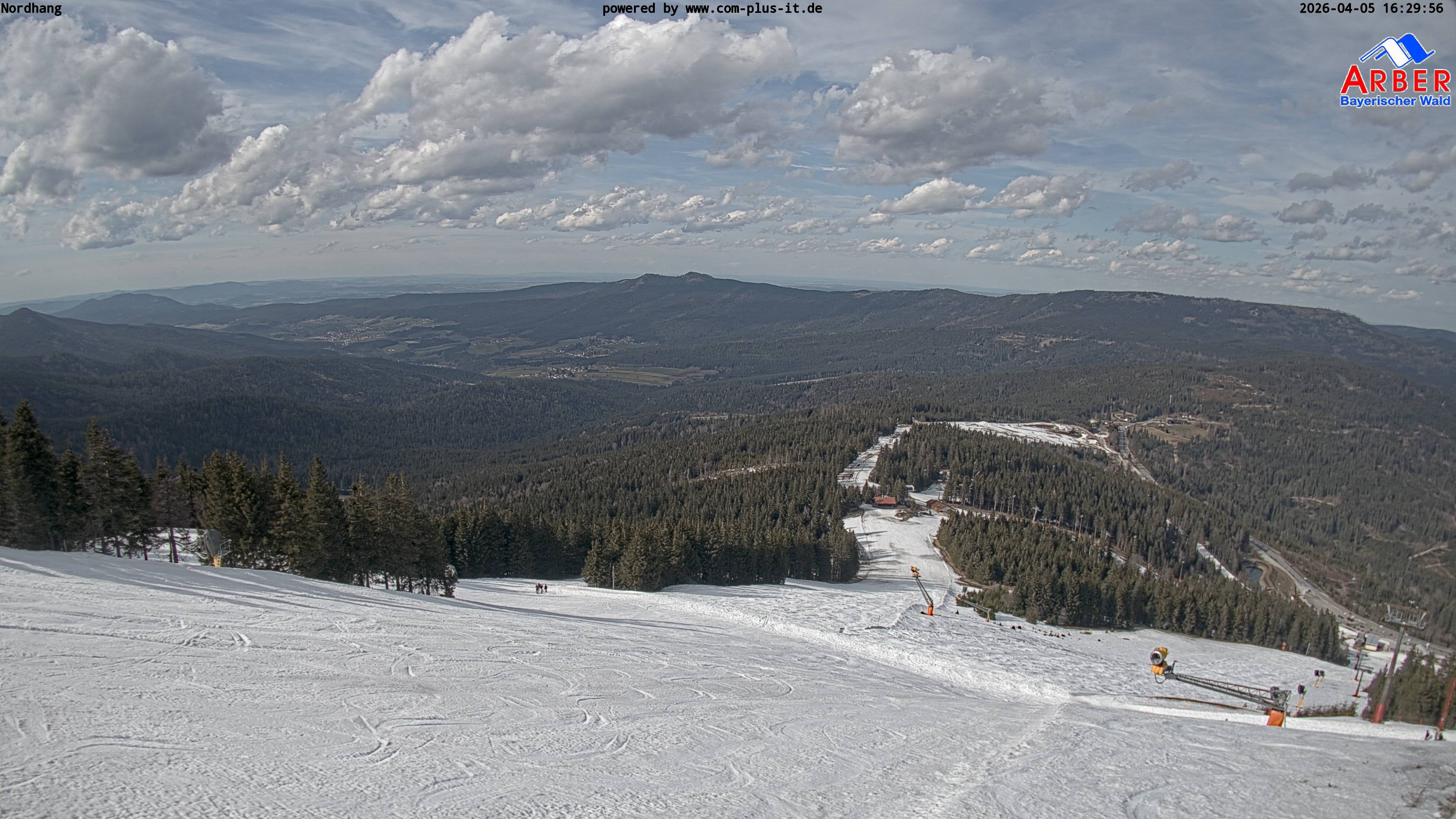 Archiv Foto Webcam Großer Arber Blick nach Nordwesten