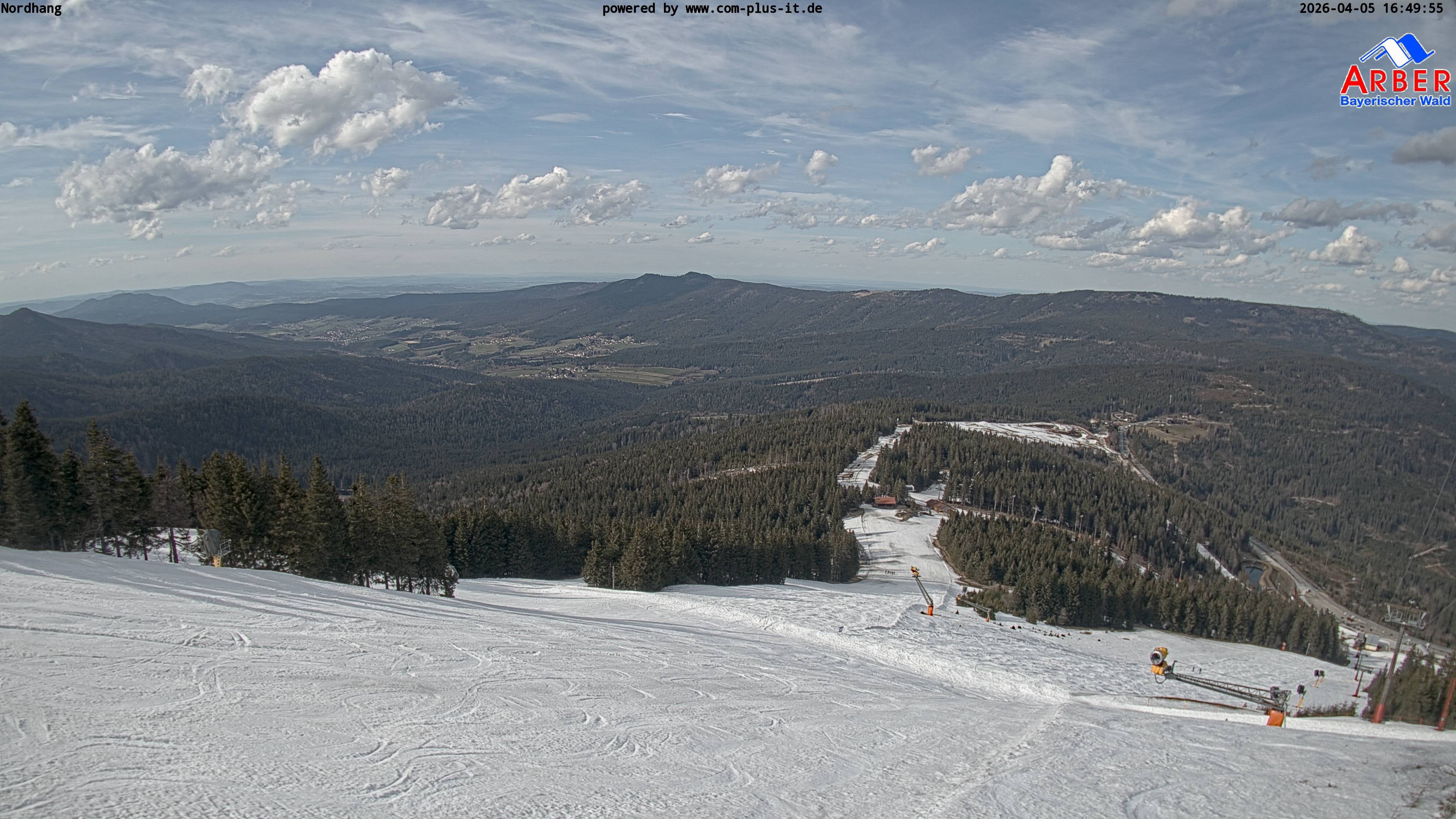 Archiv Foto Webcam Großer Arber Blick nach Nordwesten