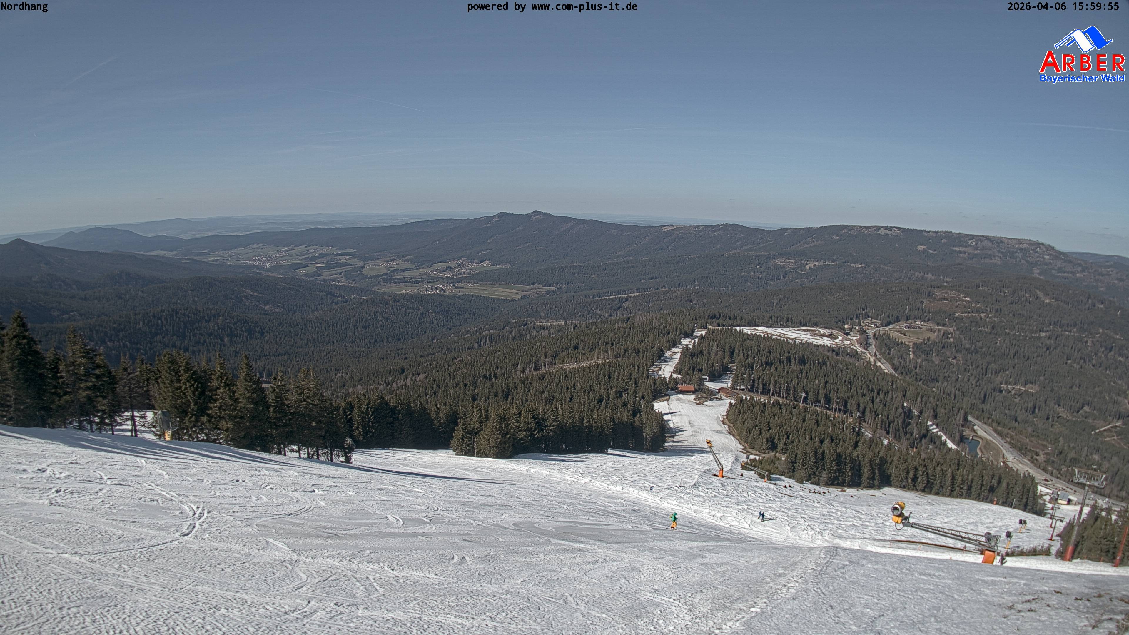 Archiv Foto Webcam Großer Arber Blick nach Nordwesten