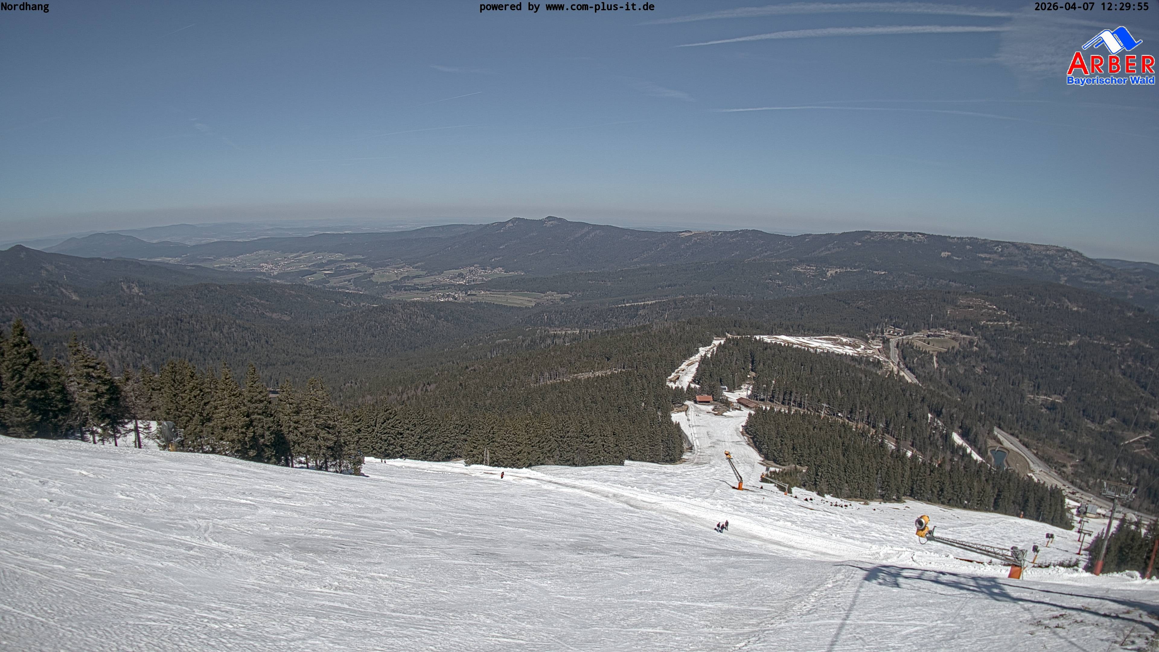 Archiv Foto Webcam Großer Arber Blick nach Nordwesten