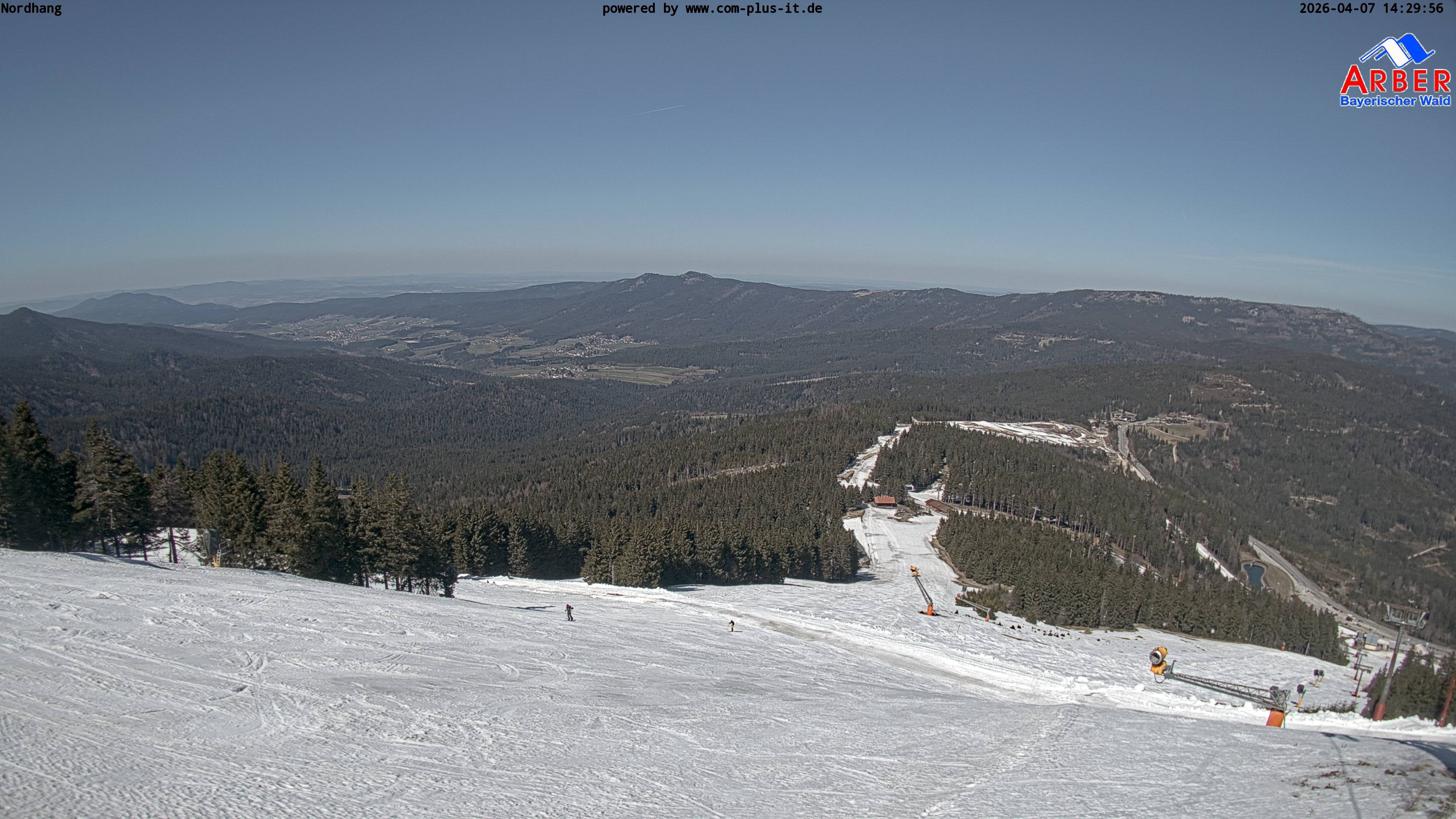 Archiv Foto Webcam Großer Arber Blick nach Nordwesten