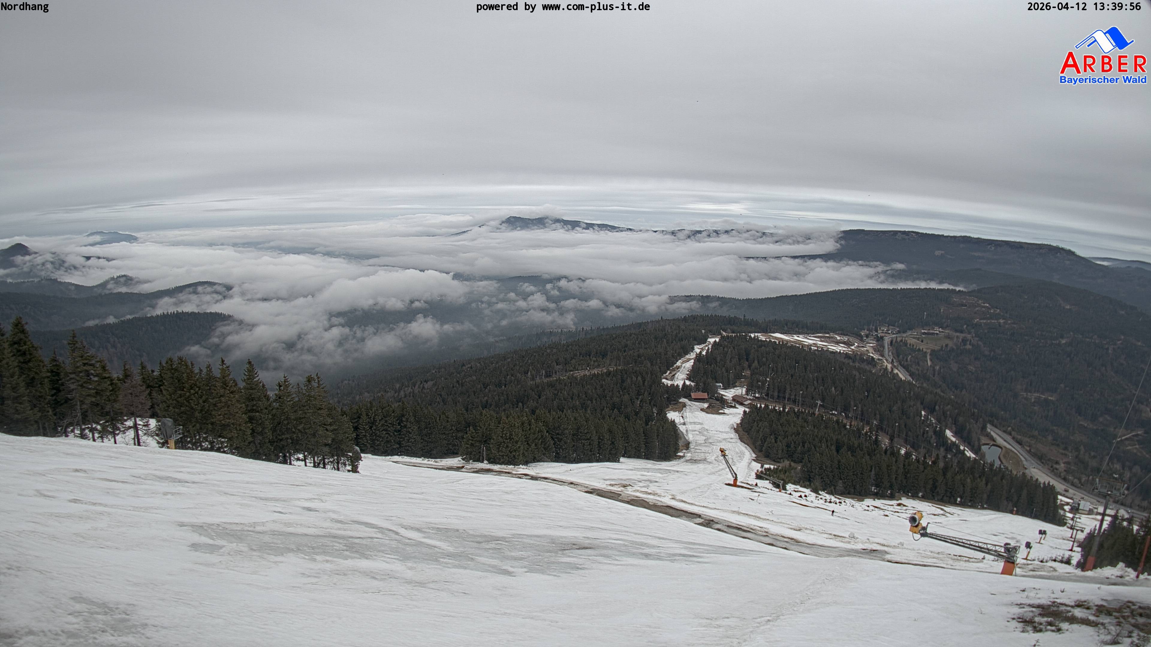 Archiv Foto Webcam Großer Arber Blick nach Nordwesten