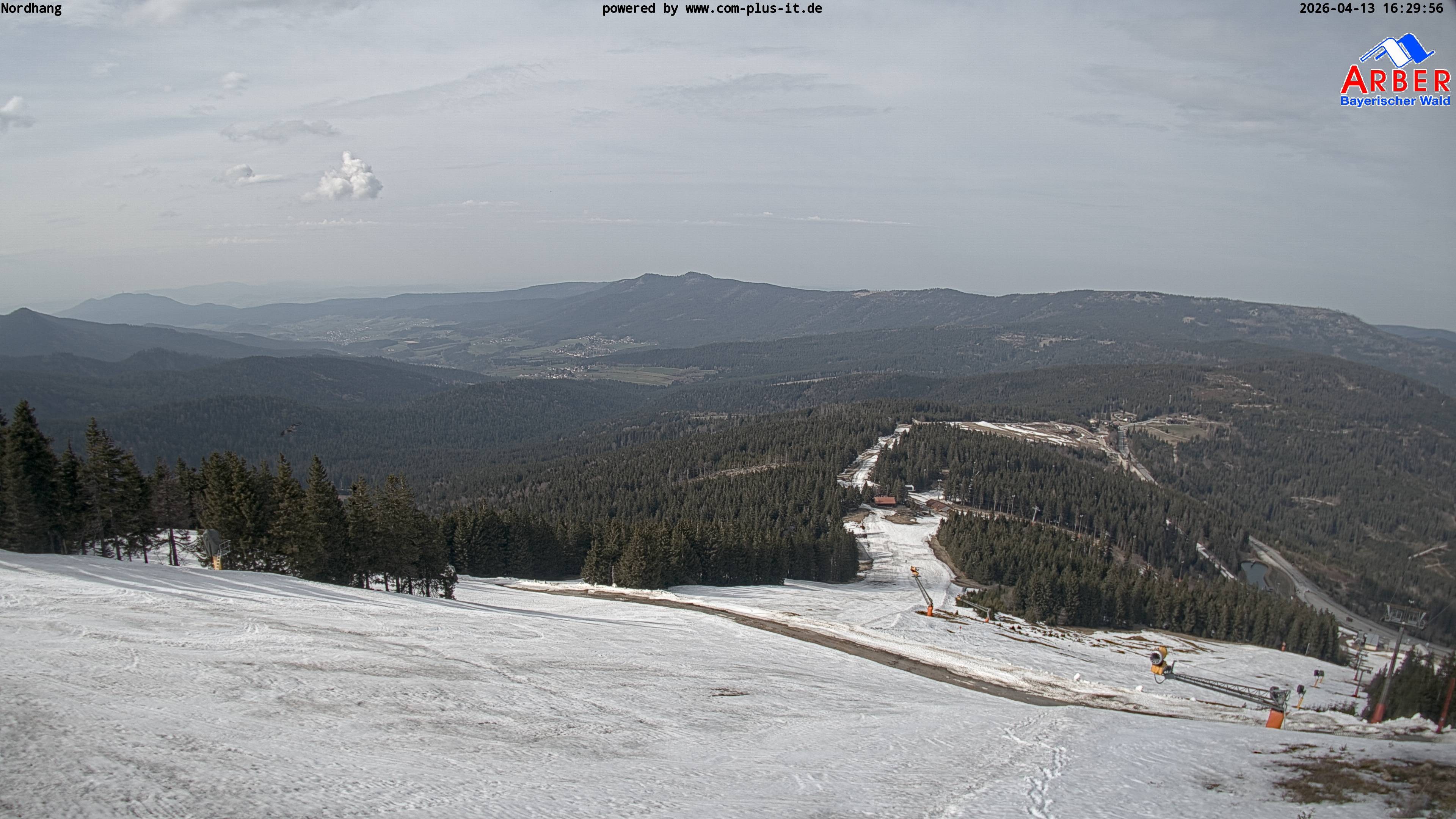 Archiv Foto Webcam Großer Arber Blick nach Nordwesten