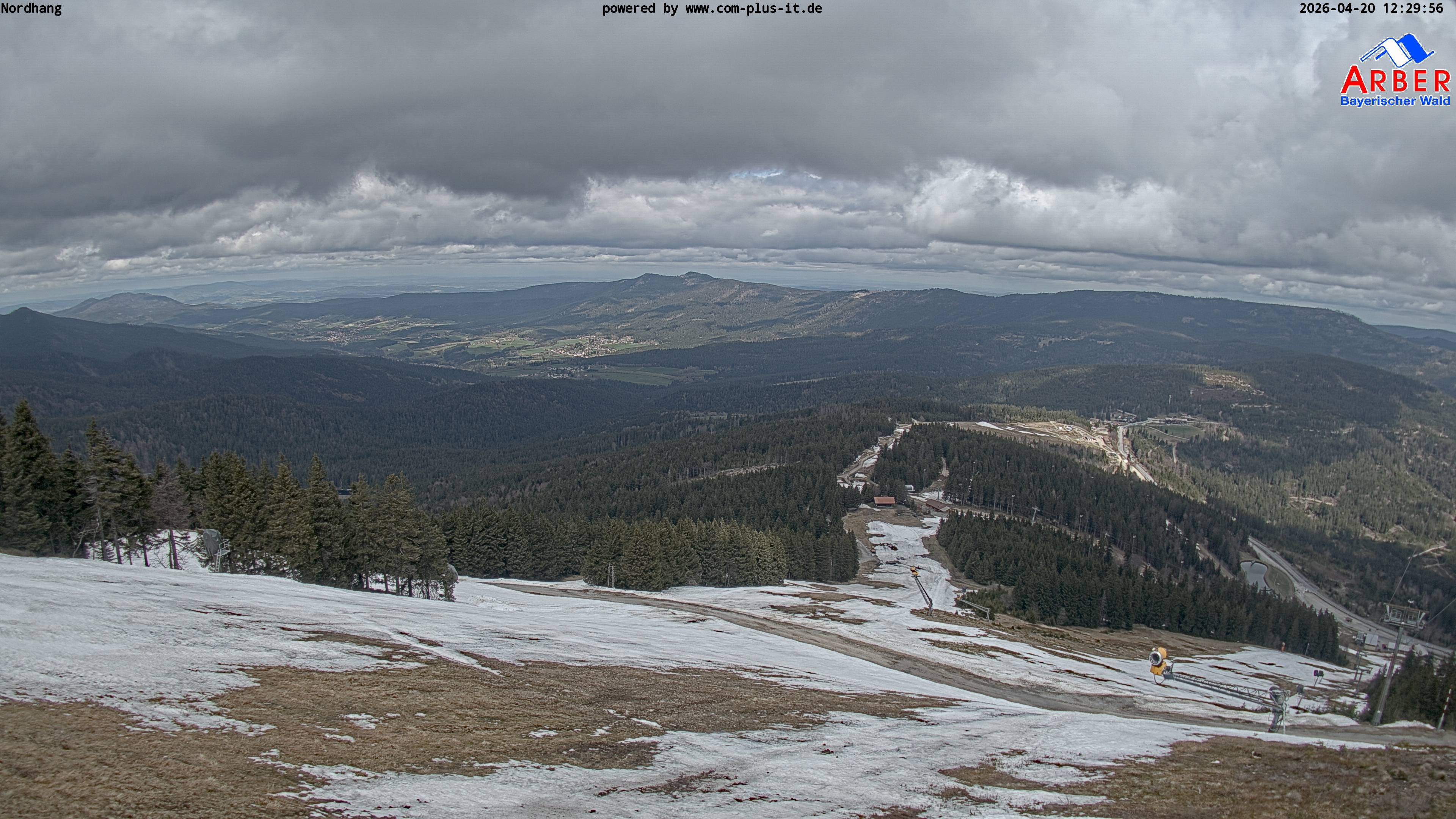 Archiv Foto Webcam Großer Arber Blick nach Nordwesten