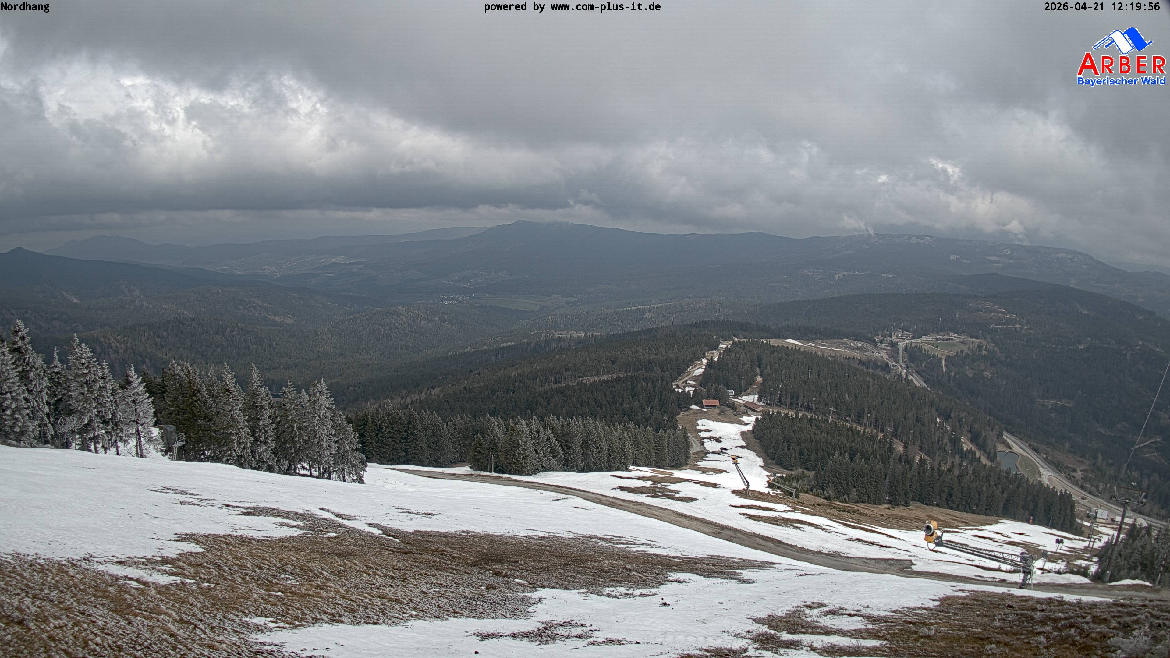 Archiv Foto Webcam Großer Arber Blick nach Nordwesten
