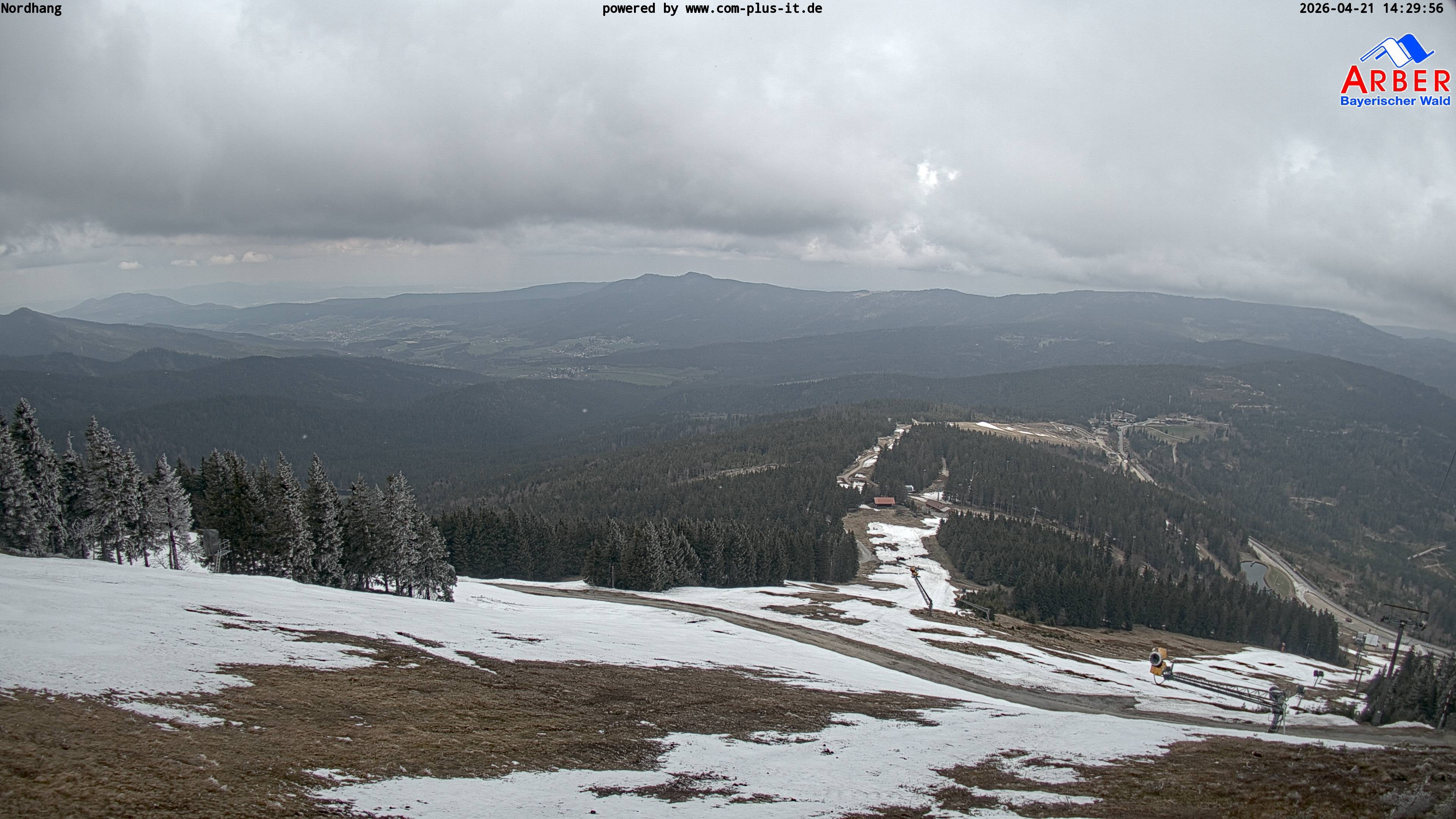 Archiv Foto Webcam Großer Arber Blick nach Nordwesten