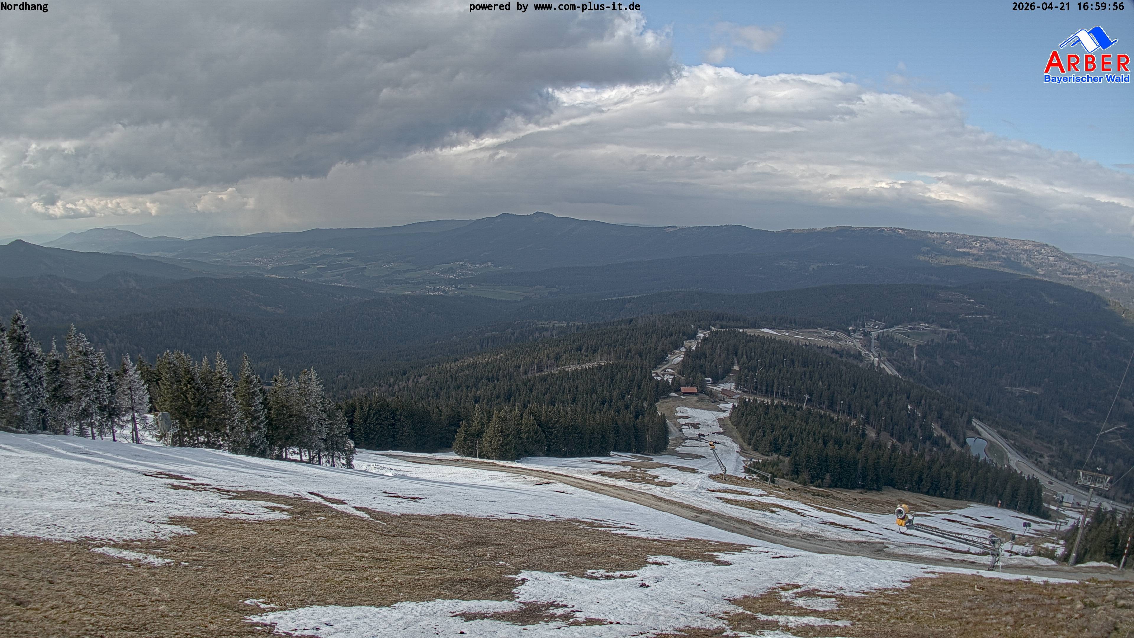 Archiv Foto Webcam Großer Arber Blick nach Nordwesten