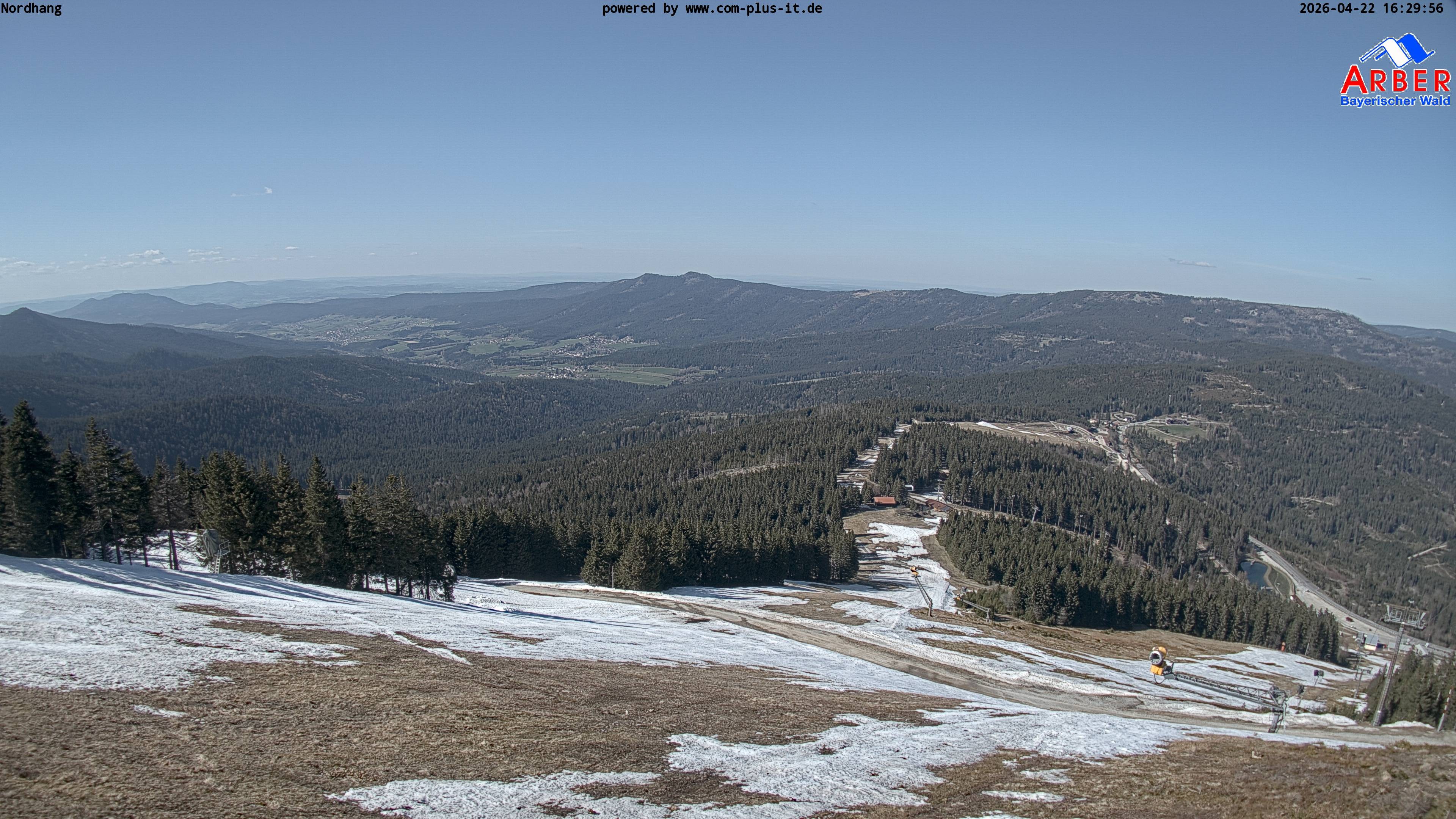 Archiv Foto Webcam Großer Arber Blick nach Nordwesten
