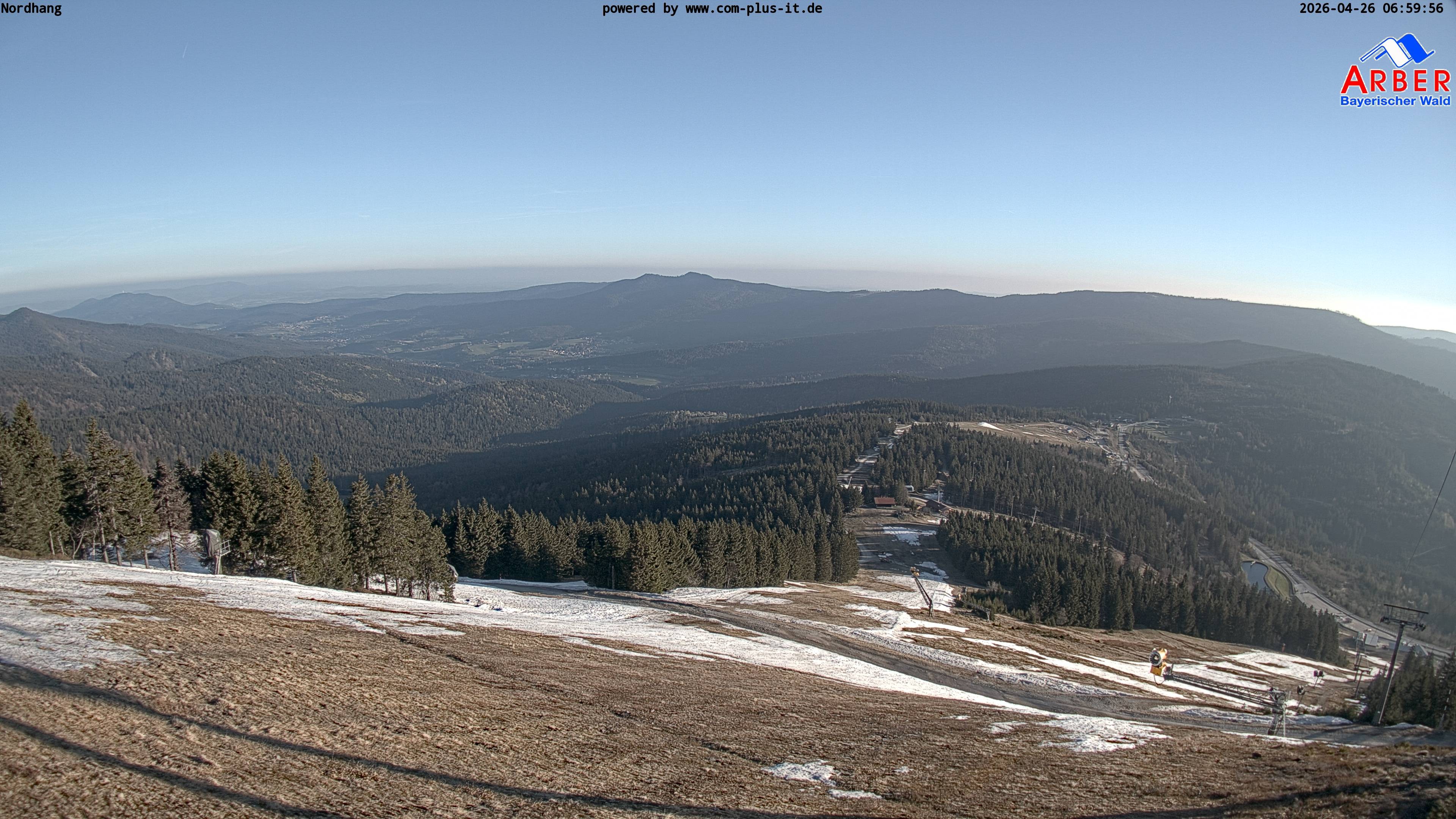 Archived image Webcam View from the Großer Arber