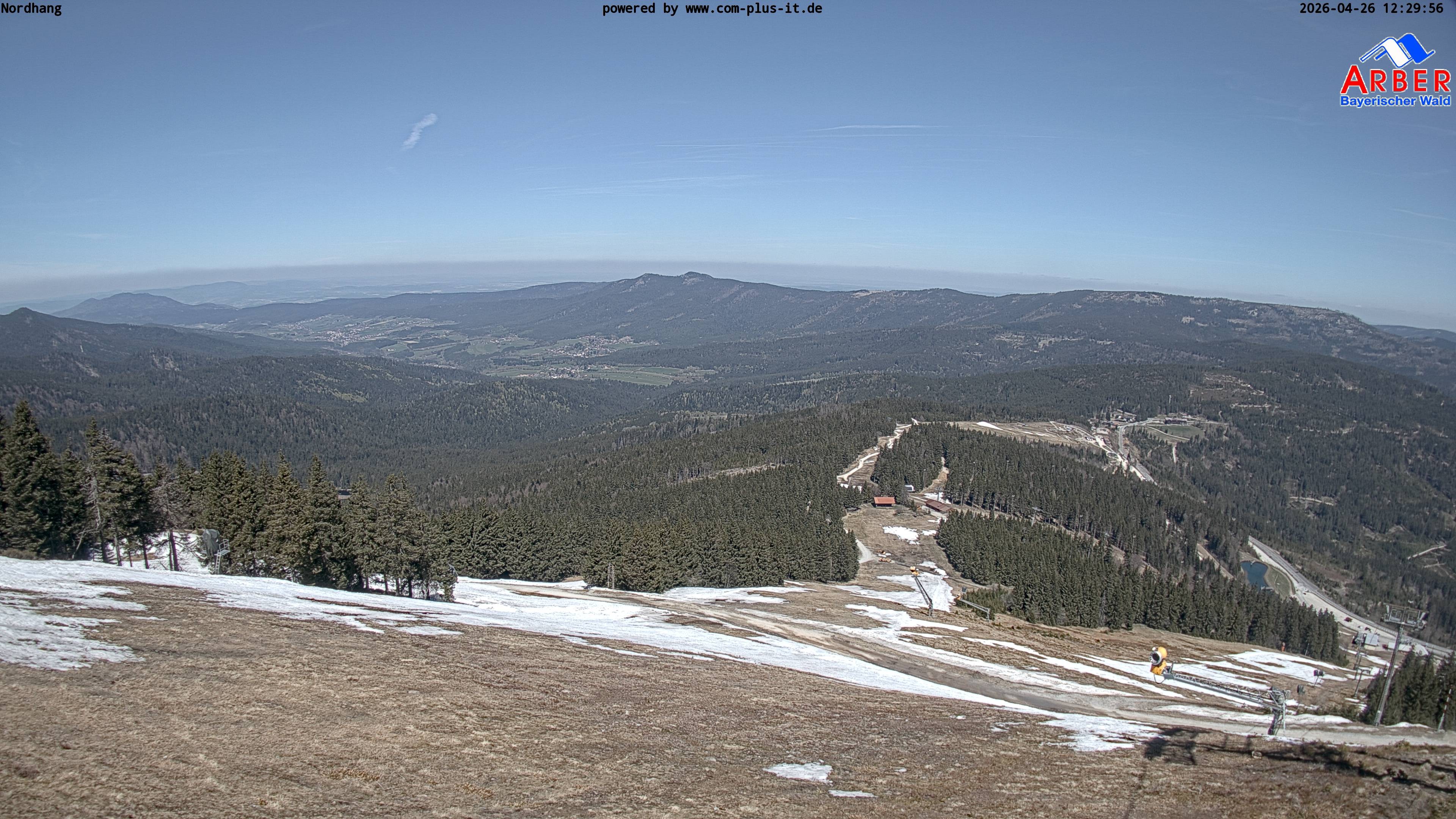Archived image Webcam View from the Großer Arber
