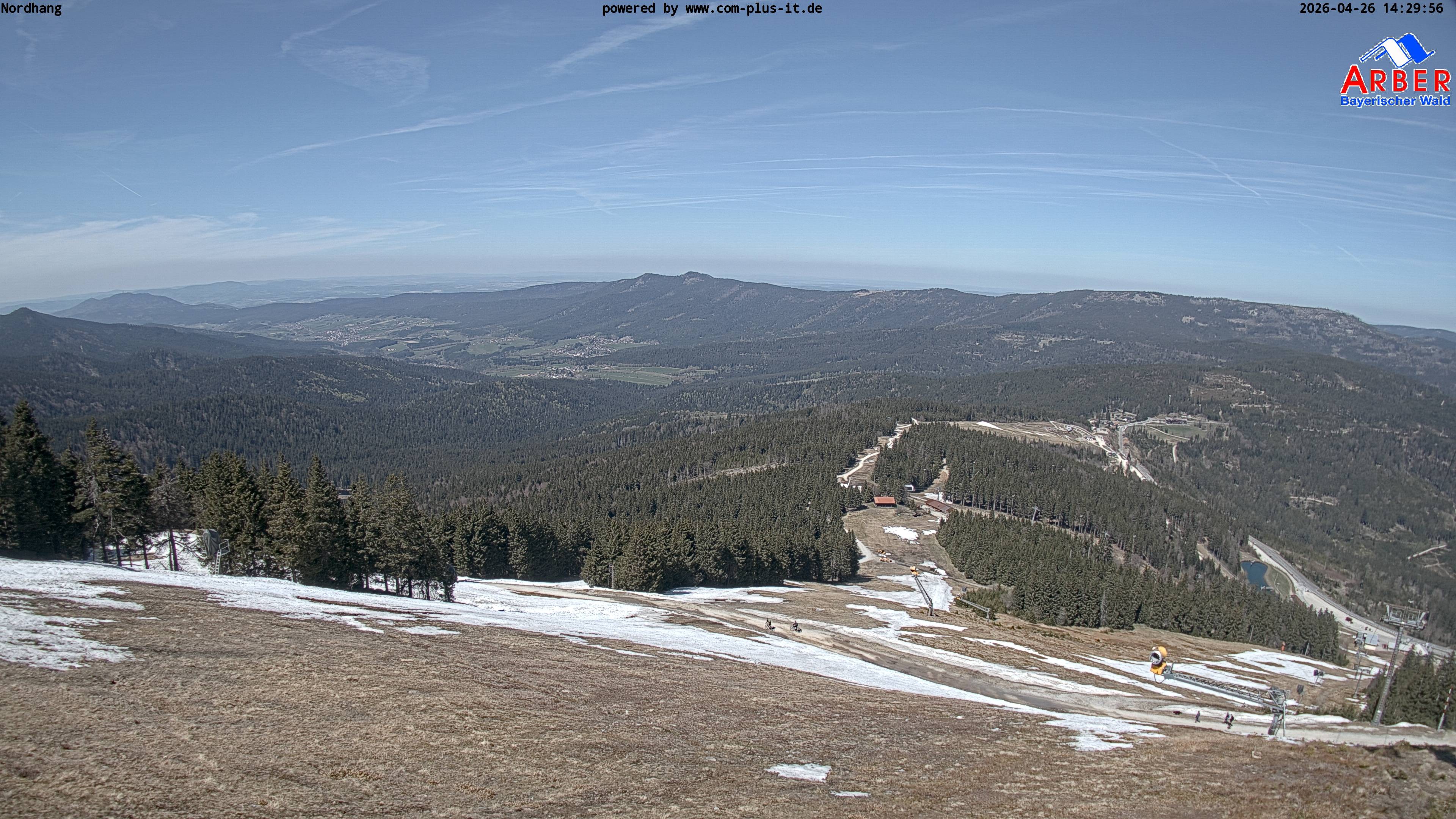 Archived image Webcam View from the Großer Arber