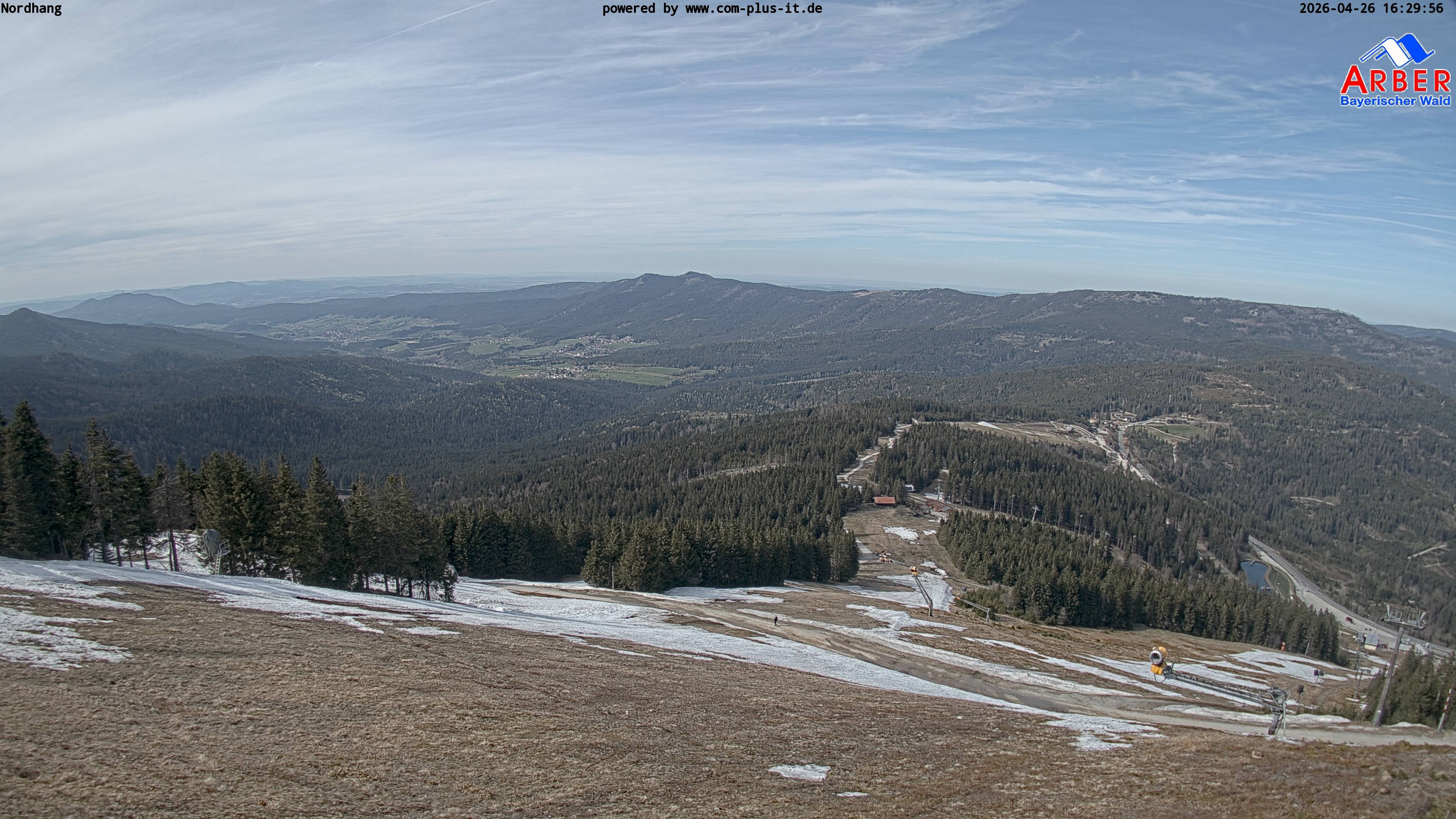 Archived image Webcam View from the Großer Arber