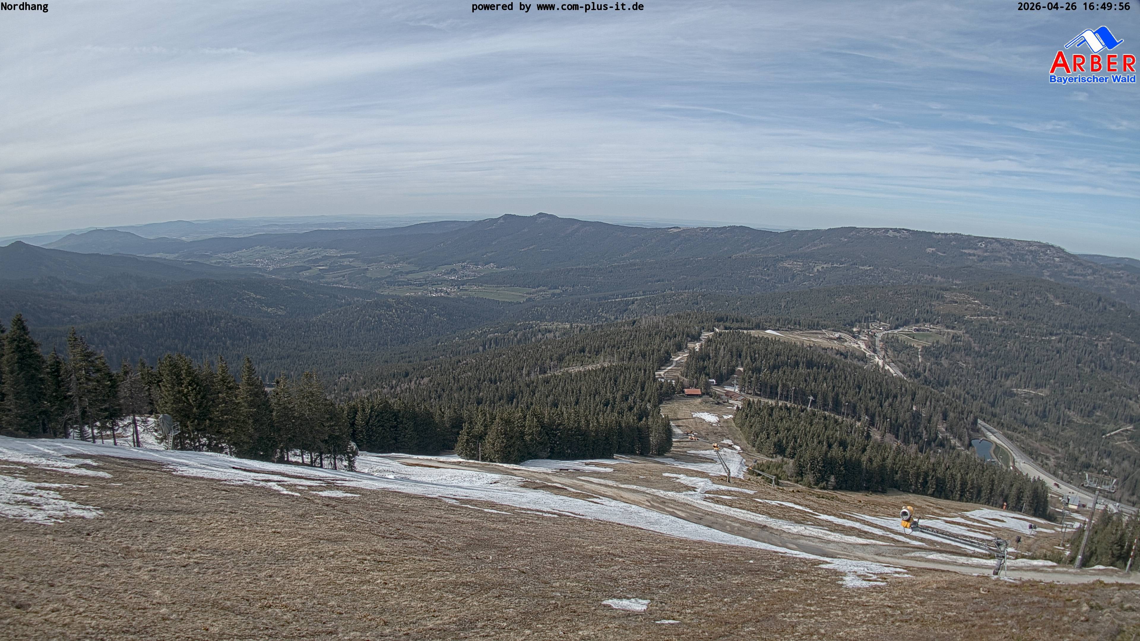 Archived image Webcam View from the Großer Arber