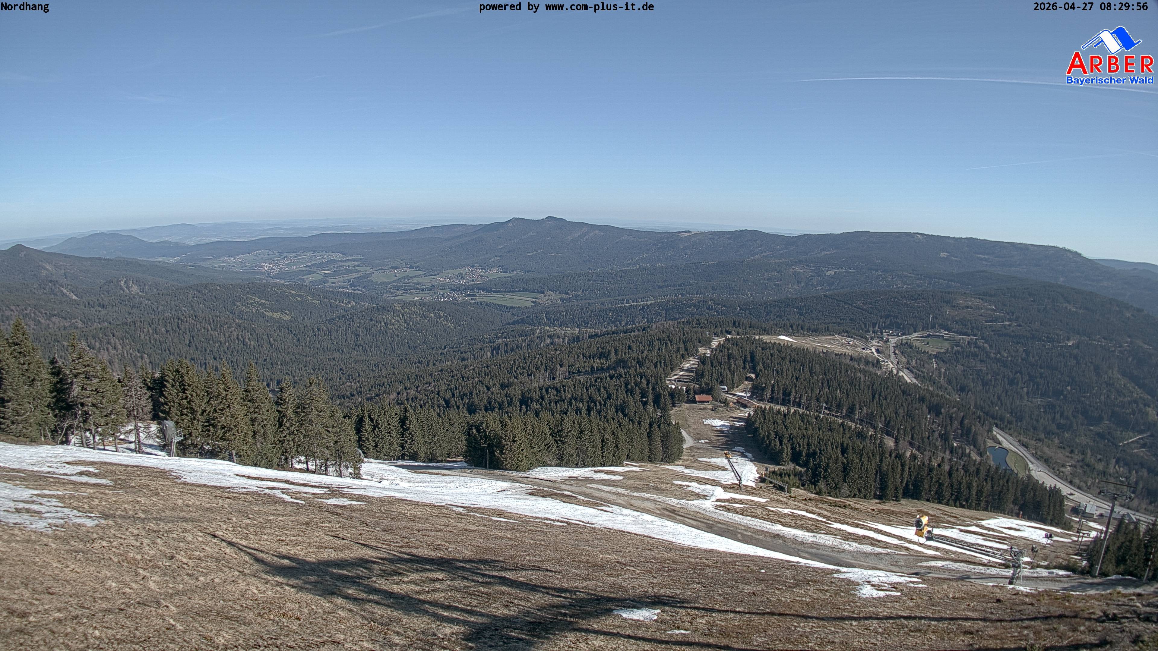 Archiv Foto Webcam Großer Arber Blick nach Nordwesten