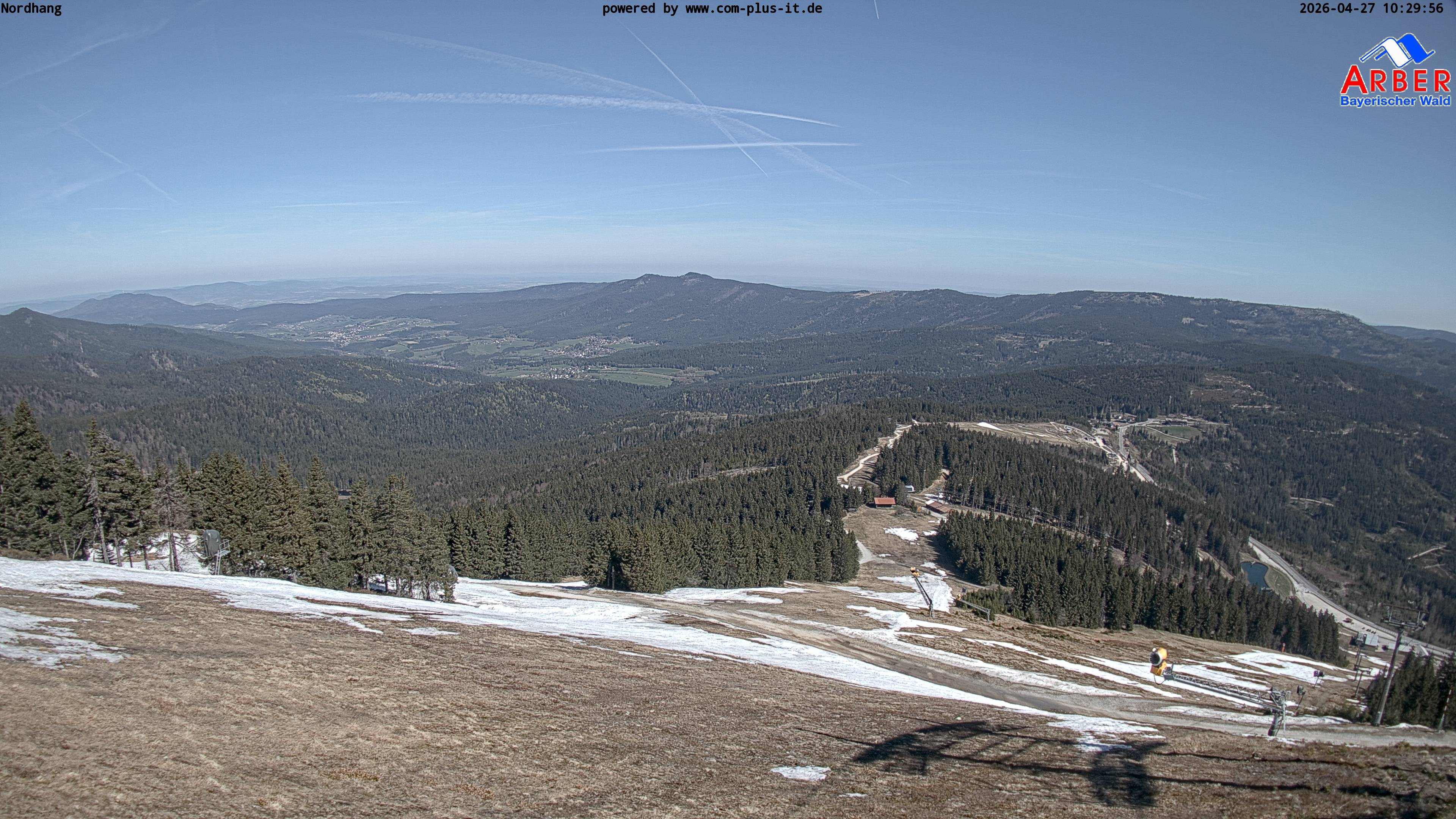 Archiv Foto Webcam Großer Arber Blick nach Nordwesten