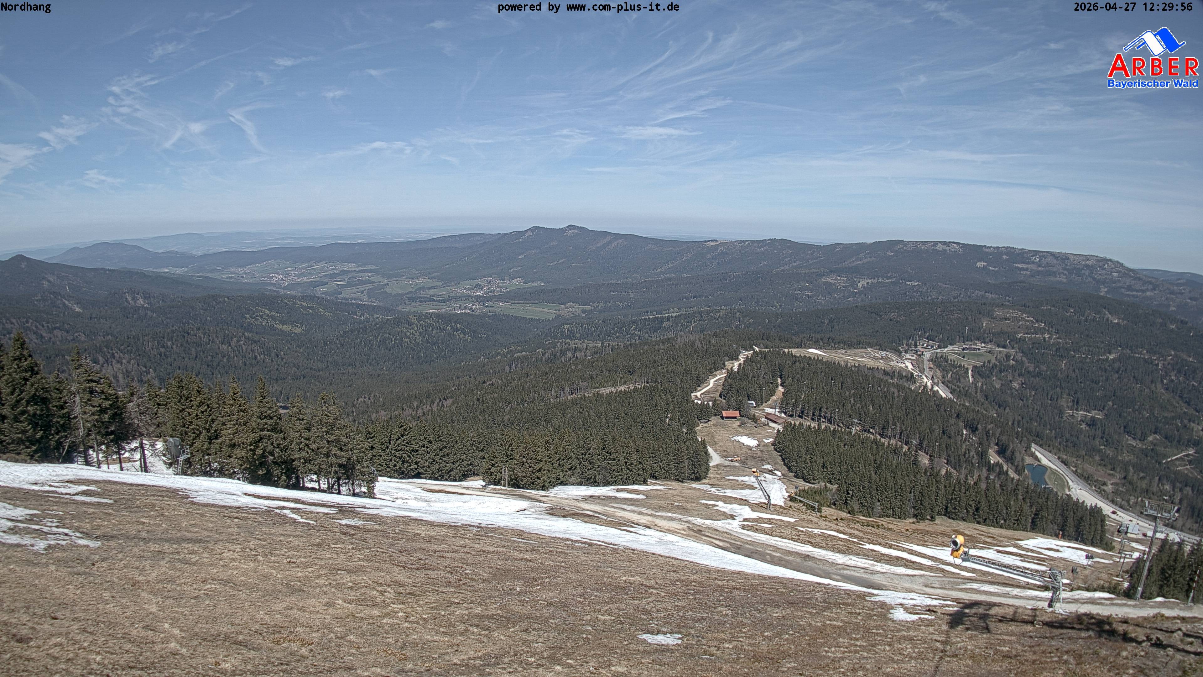 Archiv Foto Webcam Großer Arber Blick nach Nordwesten
