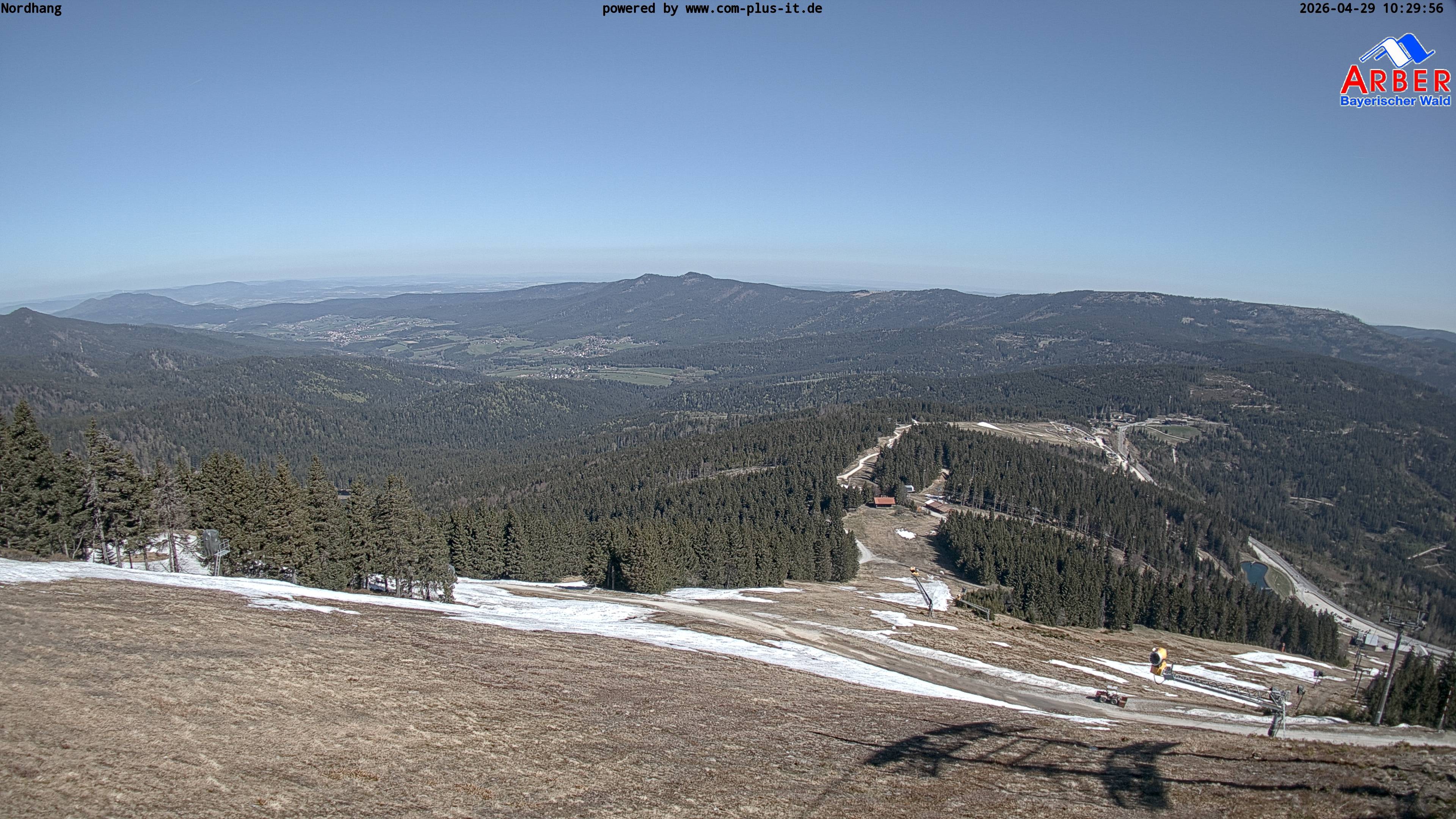 Archiv Foto Webcam Großer Arber Blick nach Nordwesten