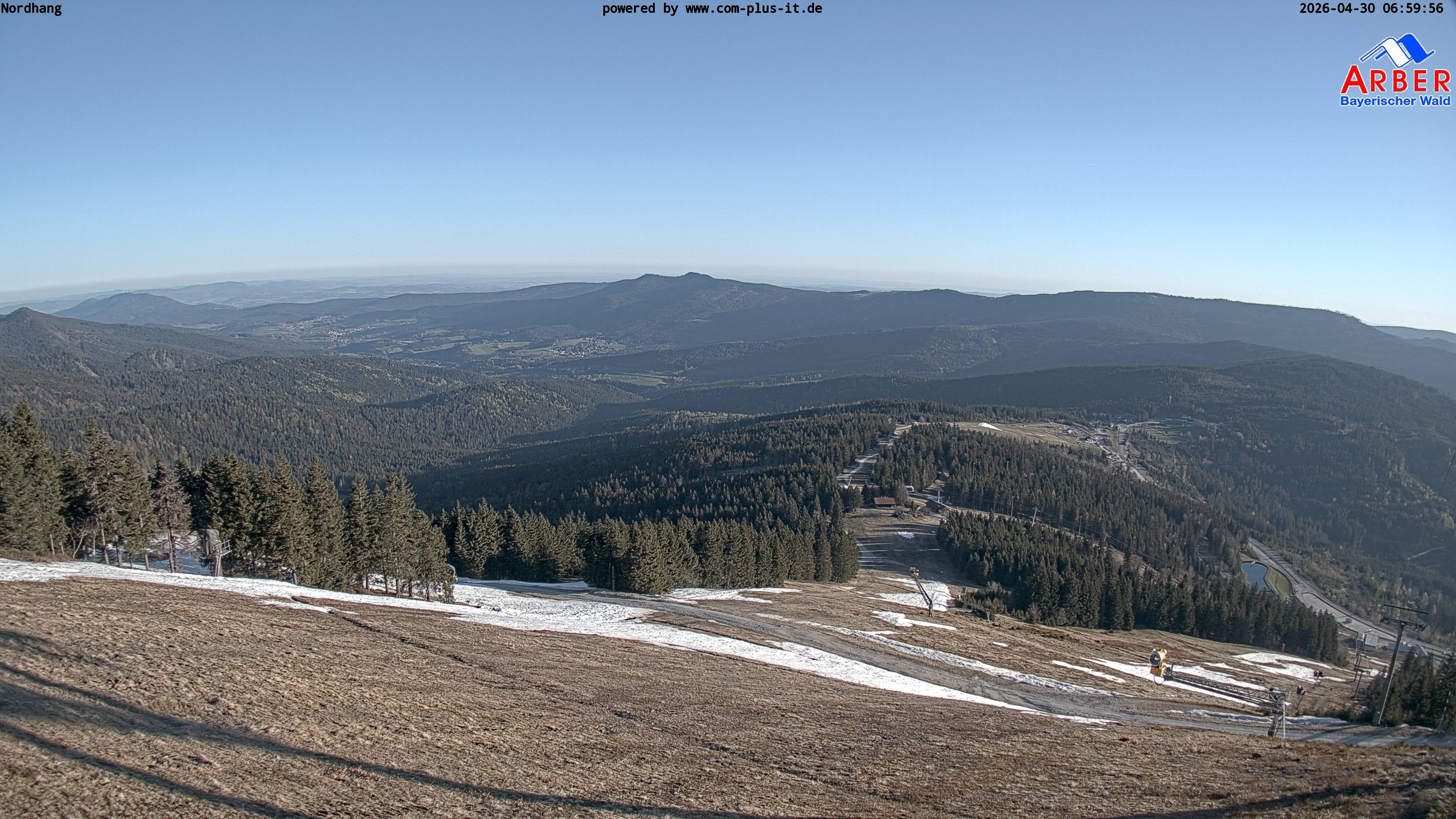 Archived image Webcam View from the Großer Arber
