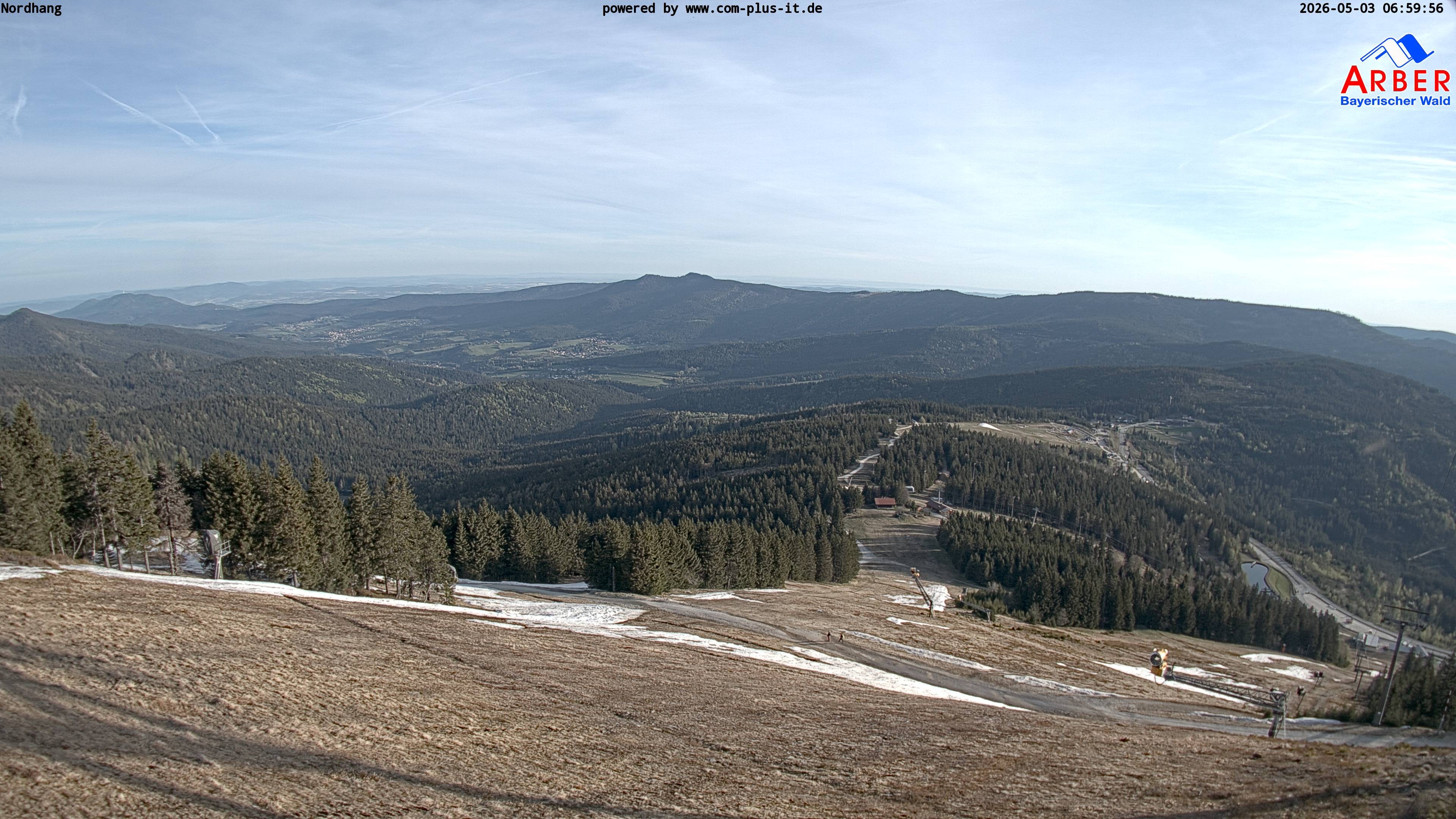 Archived image Webcam View from the Großer Arber