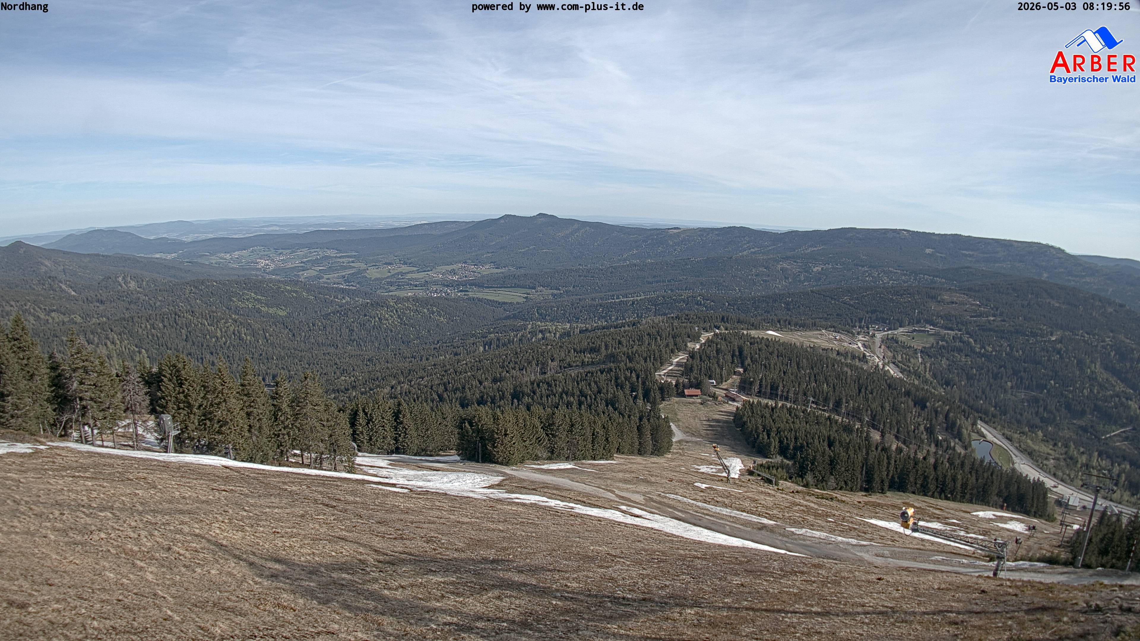 Archived image Webcam View from the Großer Arber