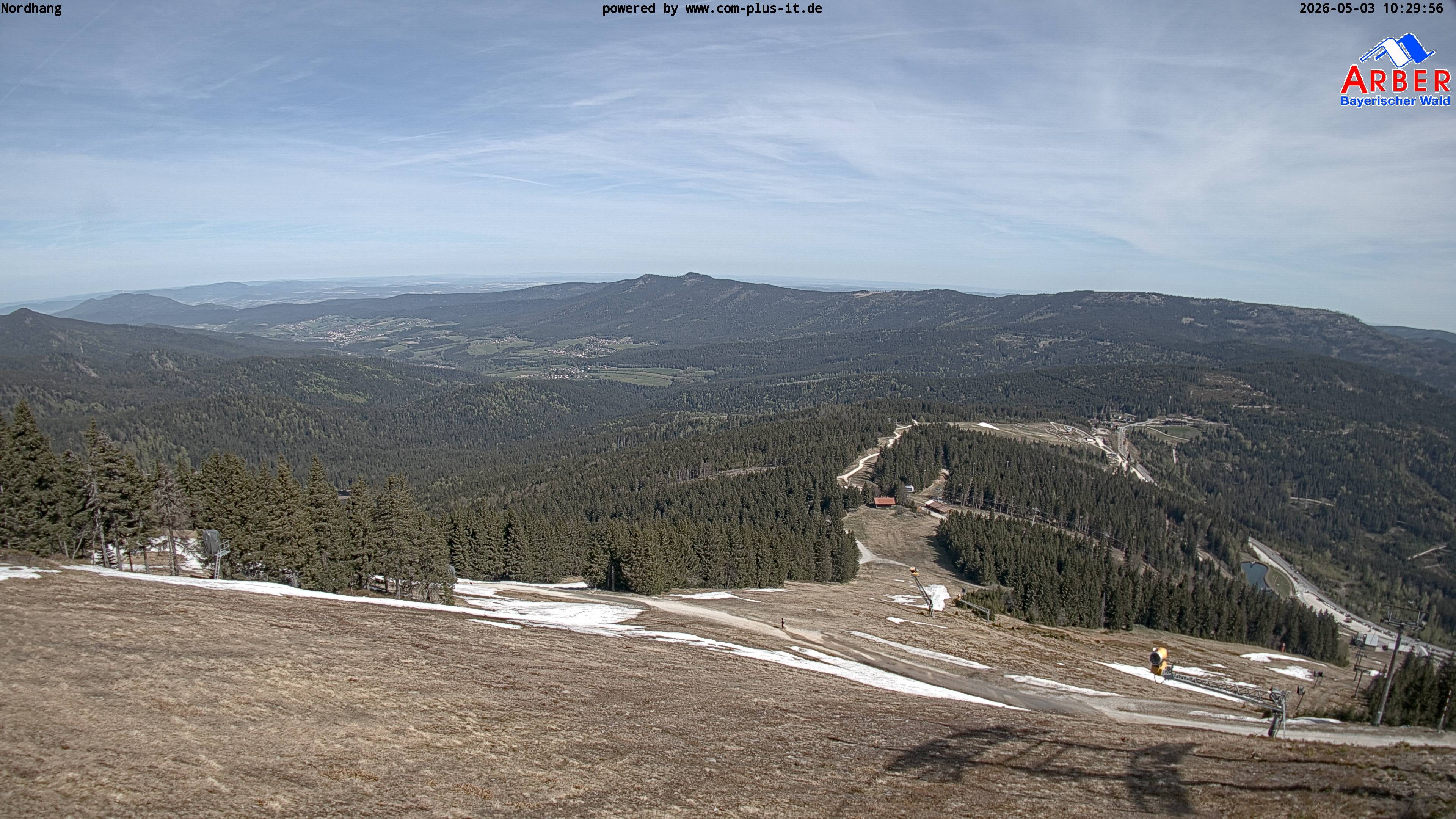 Archived image Webcam View from the Großer Arber