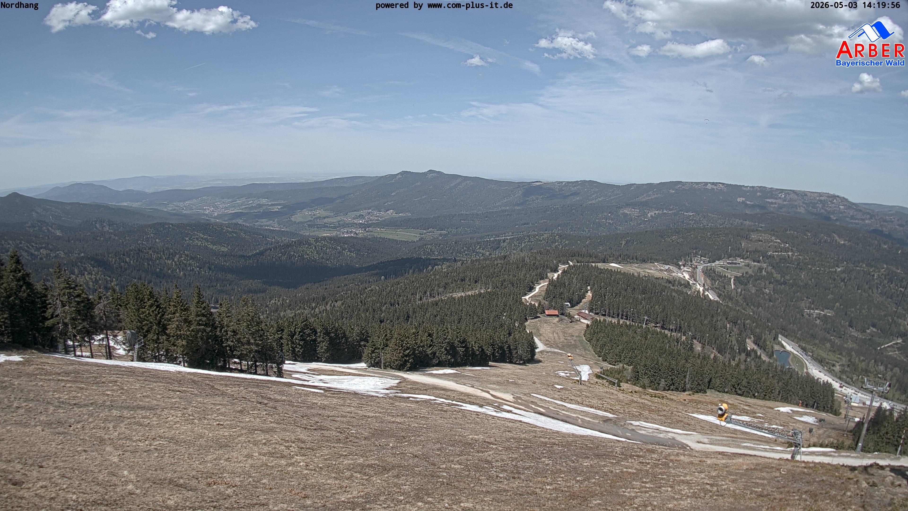 Archiv Foto Webcam Großer Arber Blick nach Nordwesten