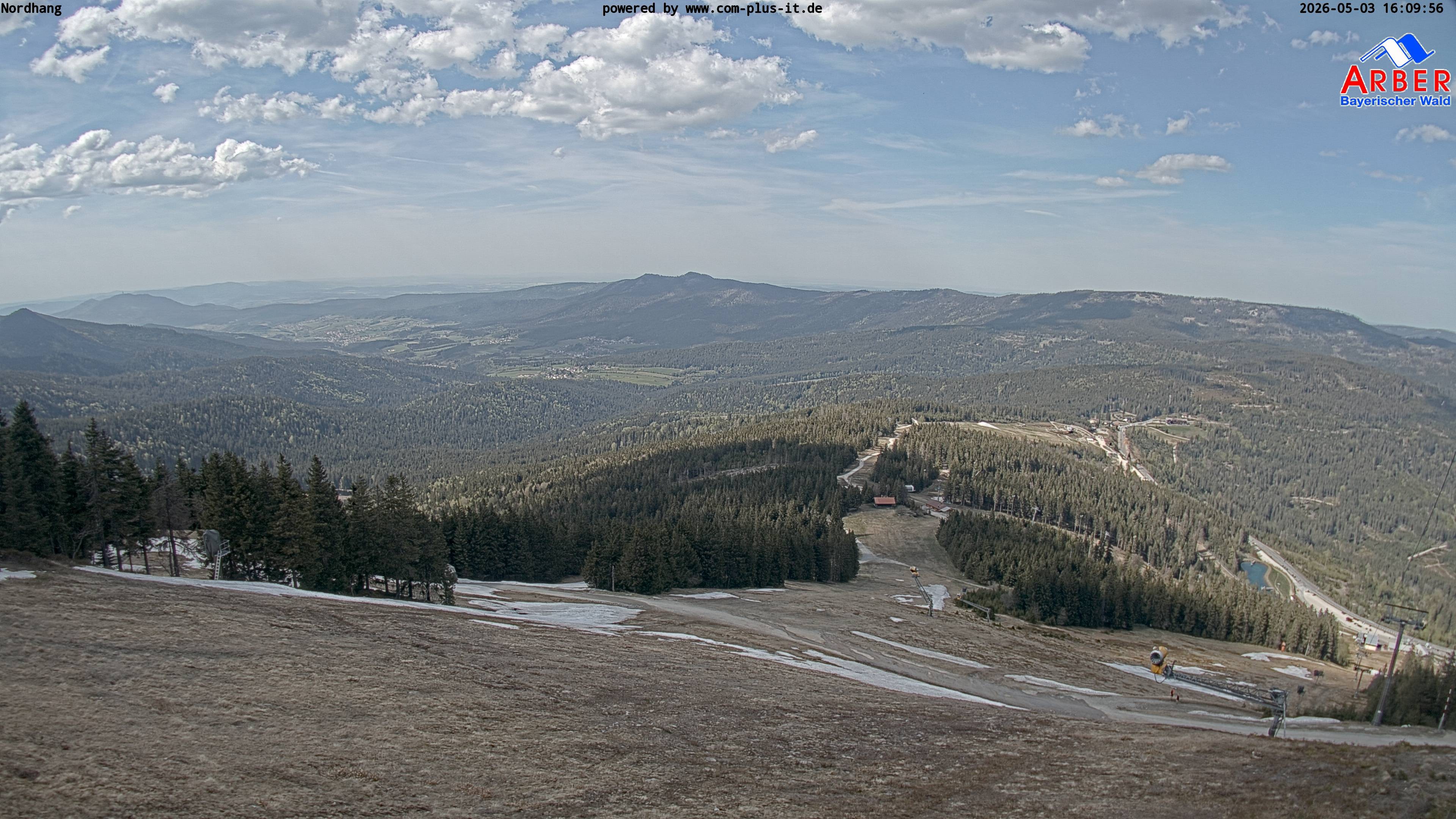 Archiv Foto Webcam Großer Arber Blick nach Nordwesten