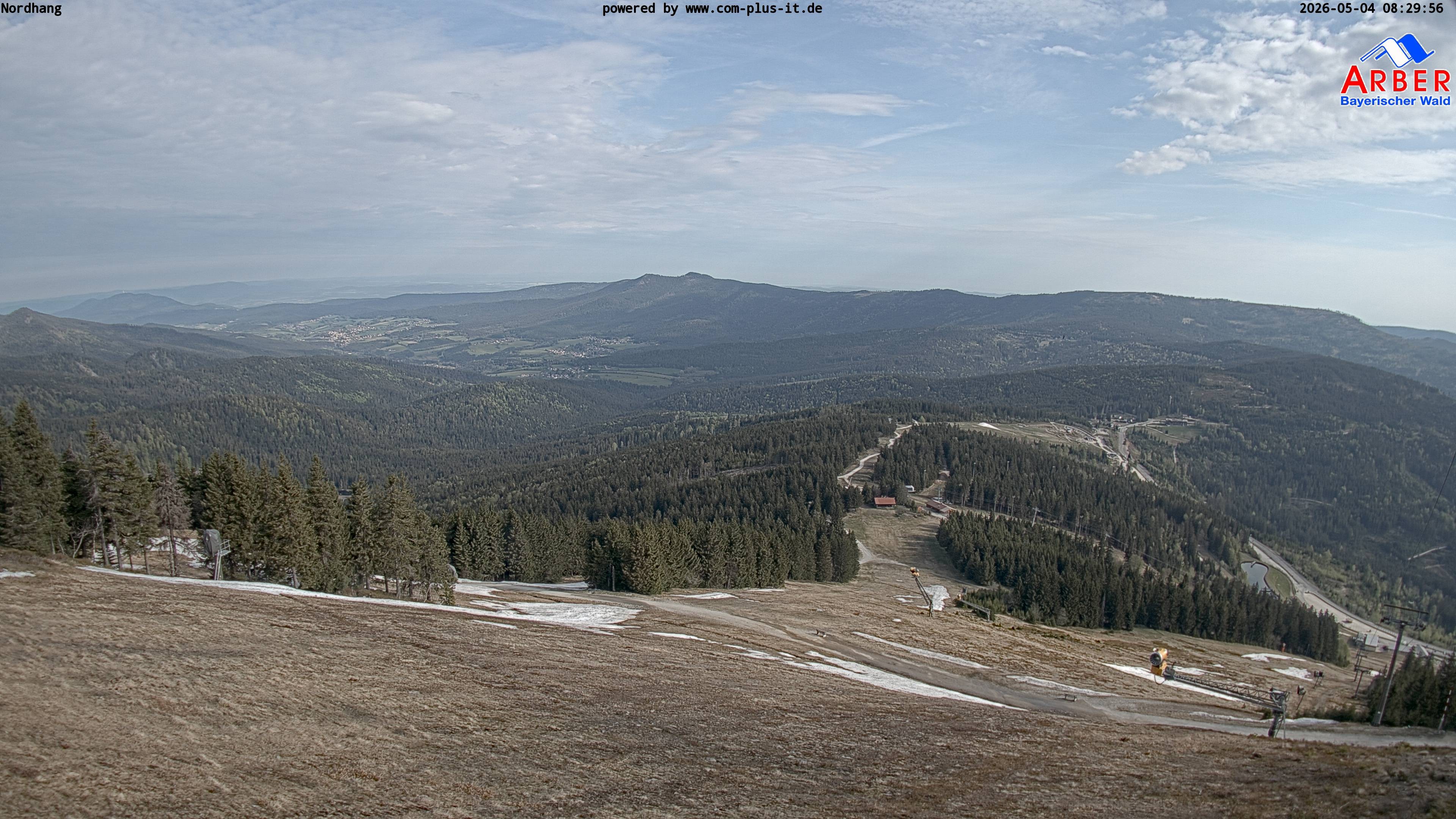 Archiv Foto Webcam Großer Arber Blick nach Nordwesten