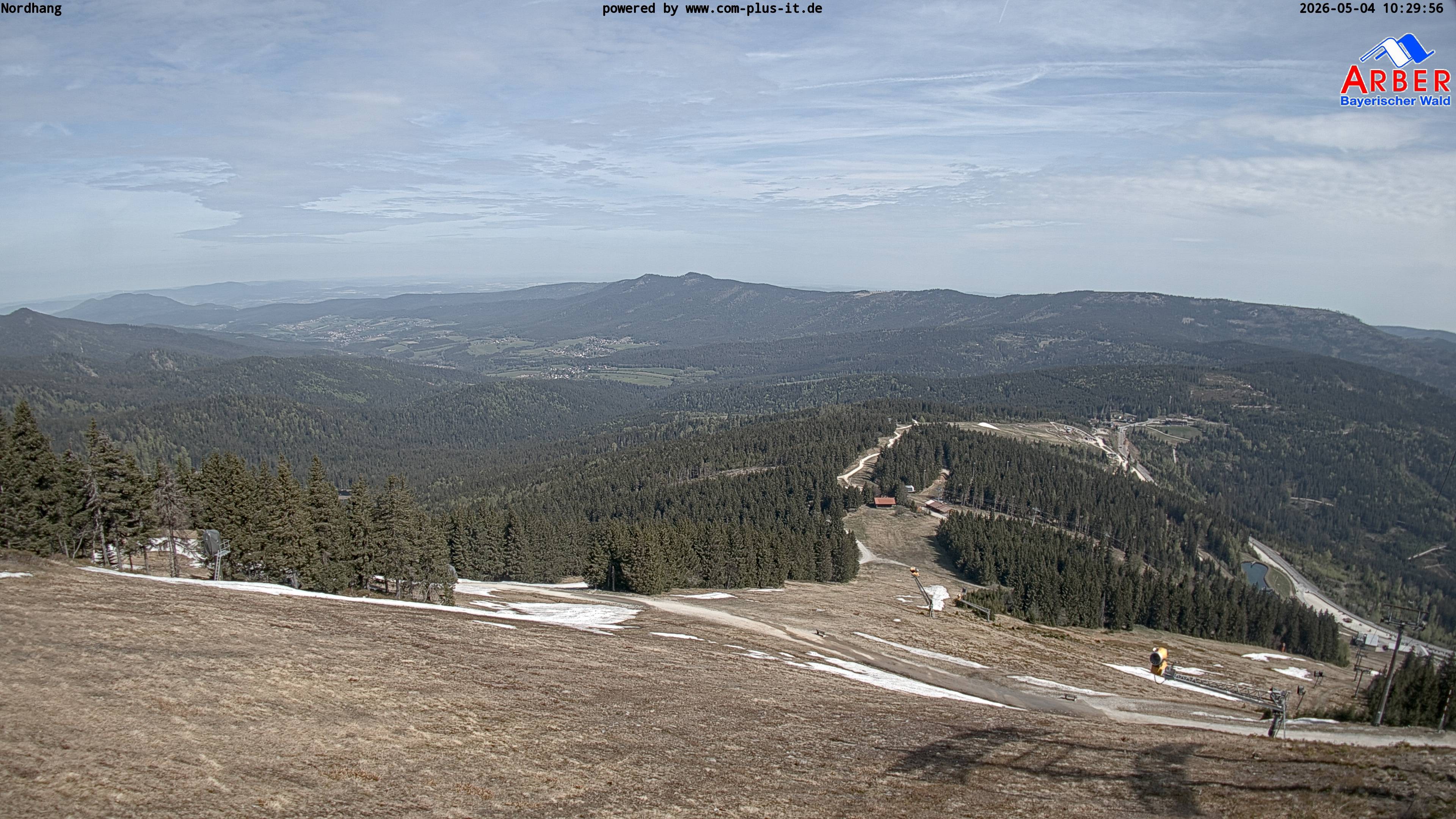 Archiv Foto Webcam Großer Arber Blick nach Nordwesten