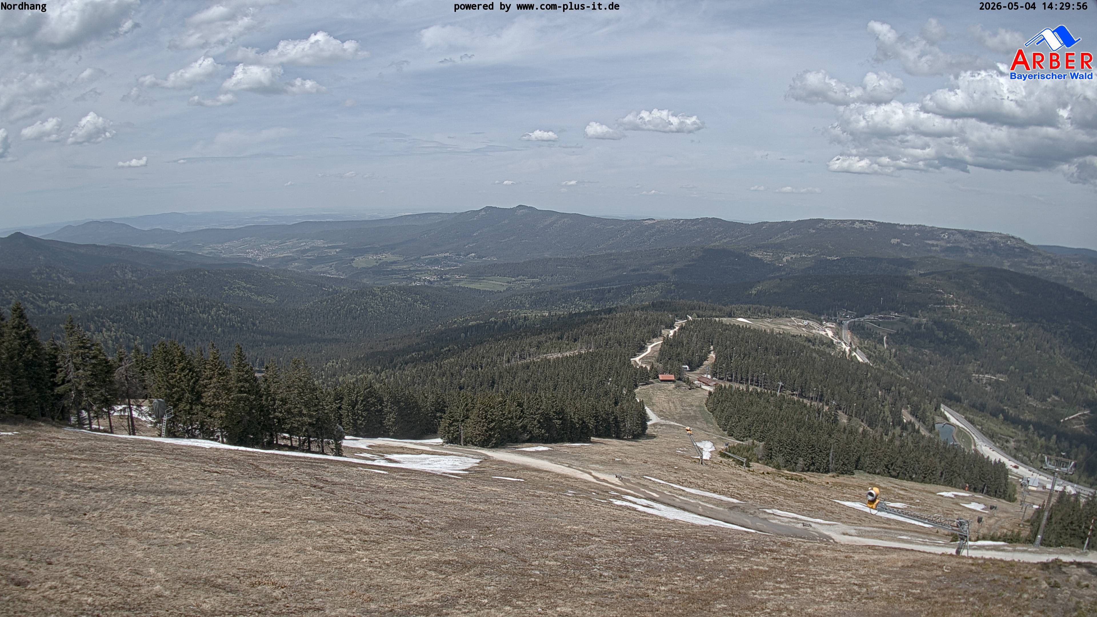 Archiv Foto Webcam Großer Arber Blick nach Nordwesten