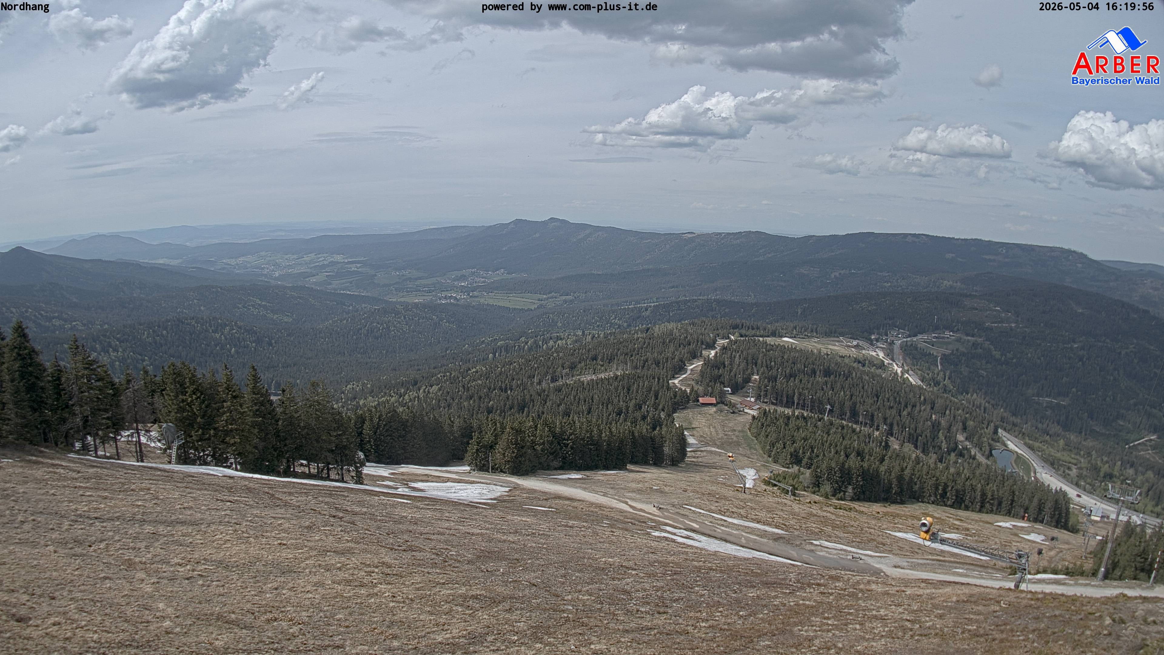 Archiv Foto Webcam Großer Arber Blick nach Nordwesten