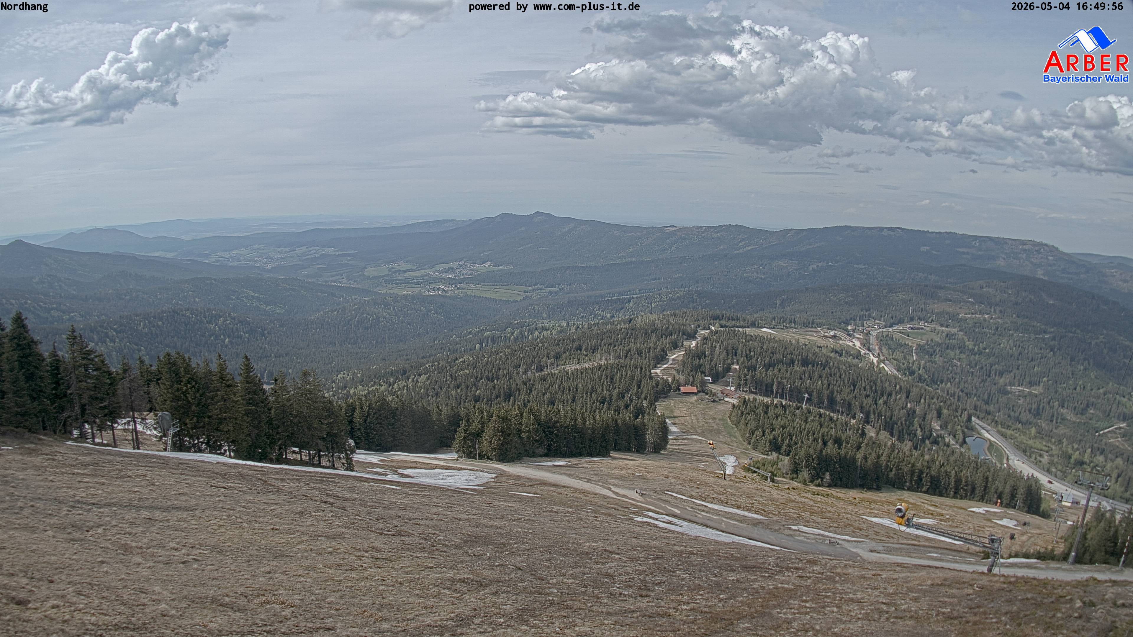 Archiv Foto Webcam Großer Arber Blick nach Nordwesten
